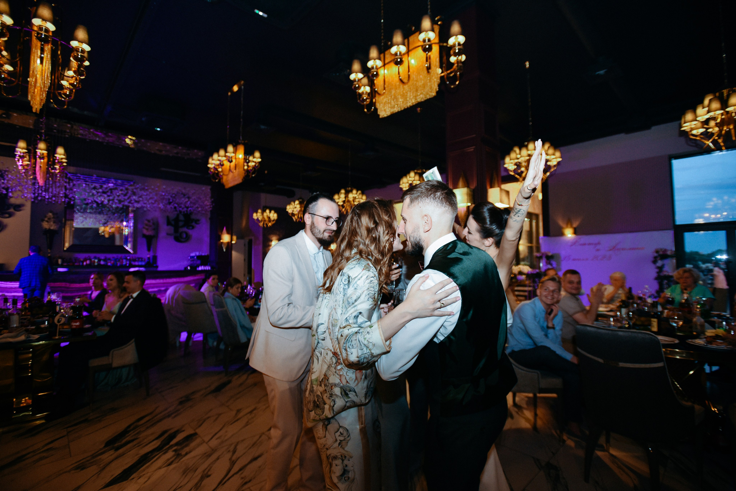 Виктор и Ангелина Банкет на 100 гостей Ресторан Segreto. Фотограф Лола Волна, город Москва