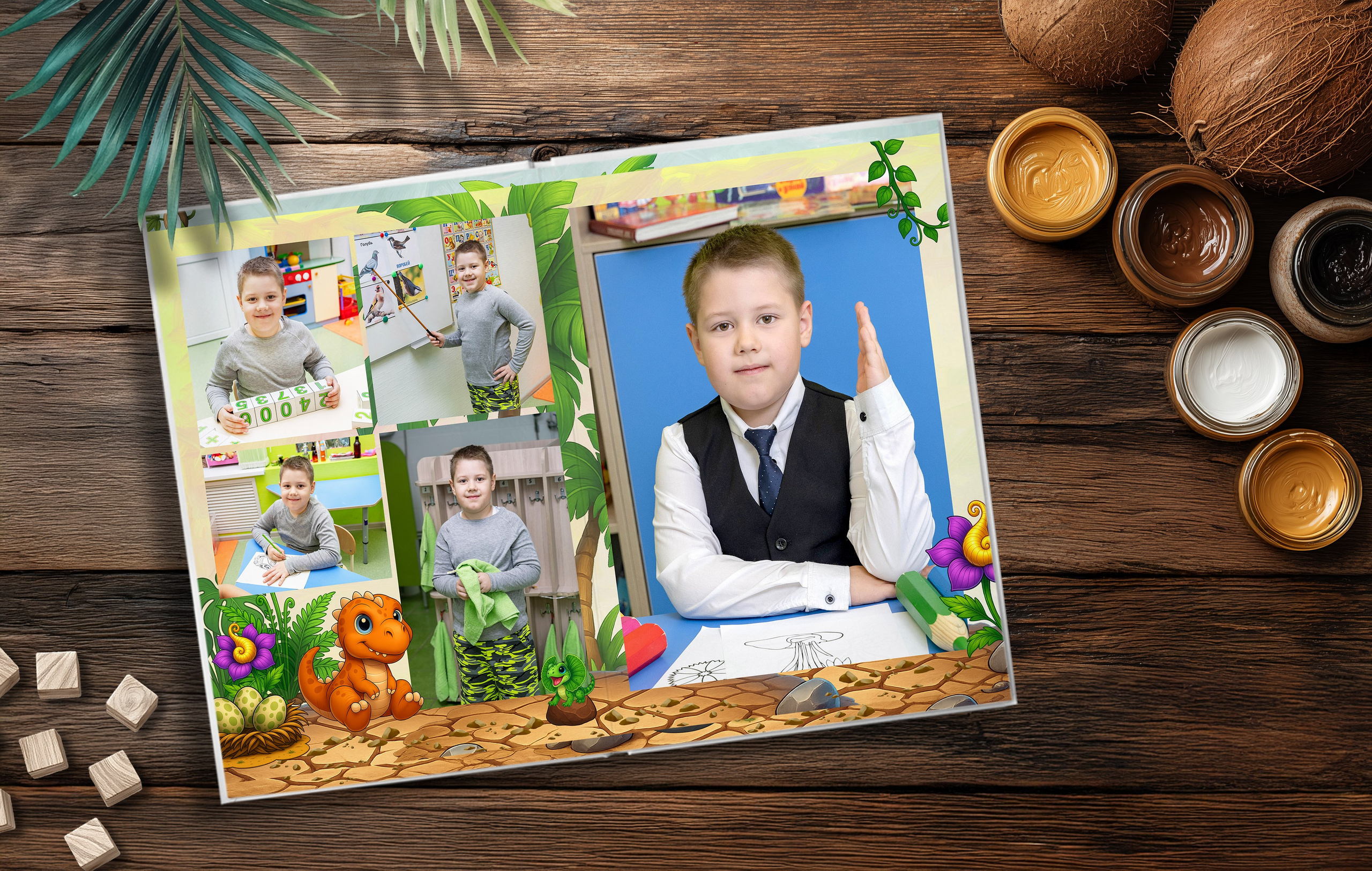 Дизайн «Дино». Выпускные альбомы в Подольске Москве и МО