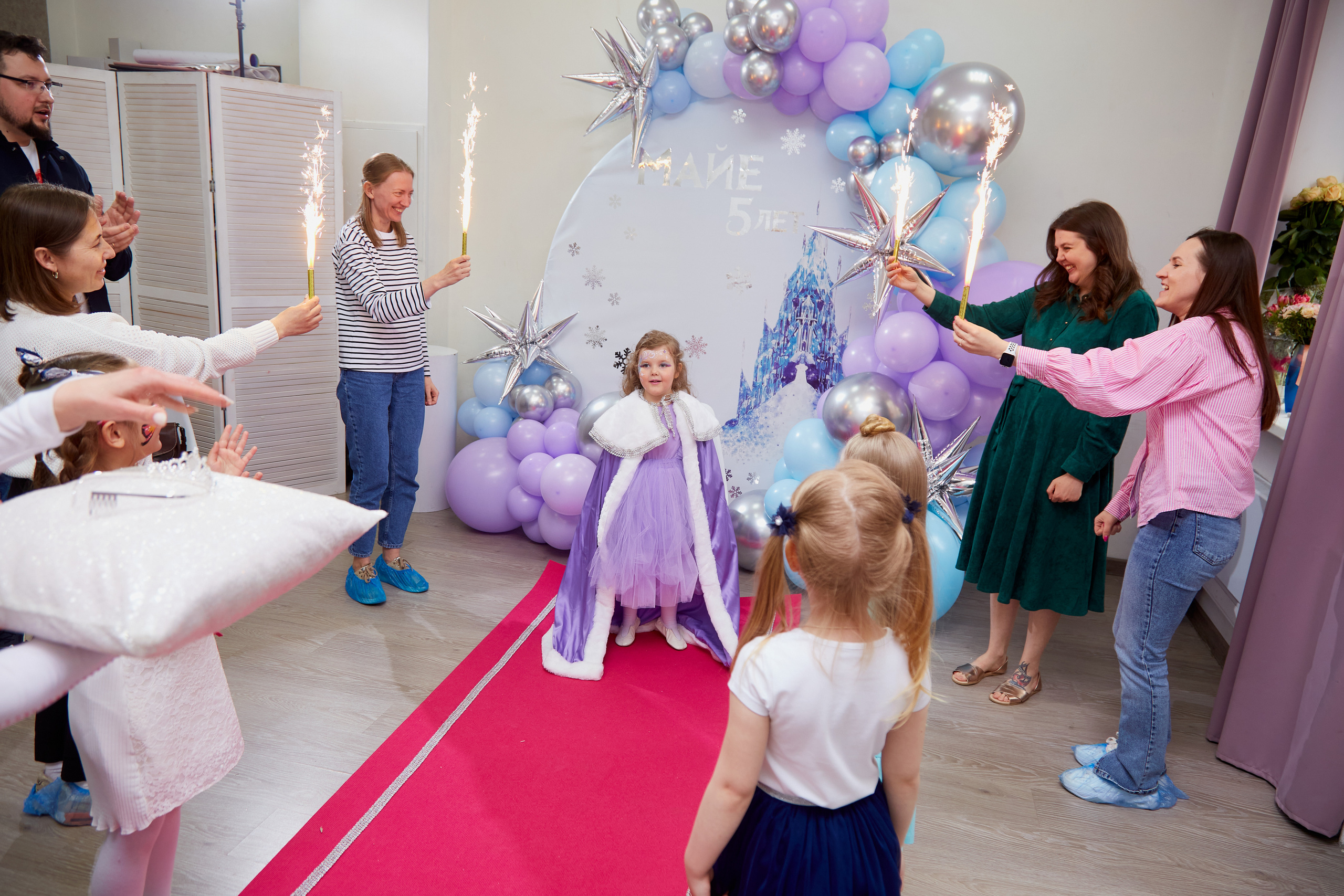Майя. 5 лет. Детский праздник. Холодное Сердце. Свадебный фотограф Москва и Московская область Борисов Сергей