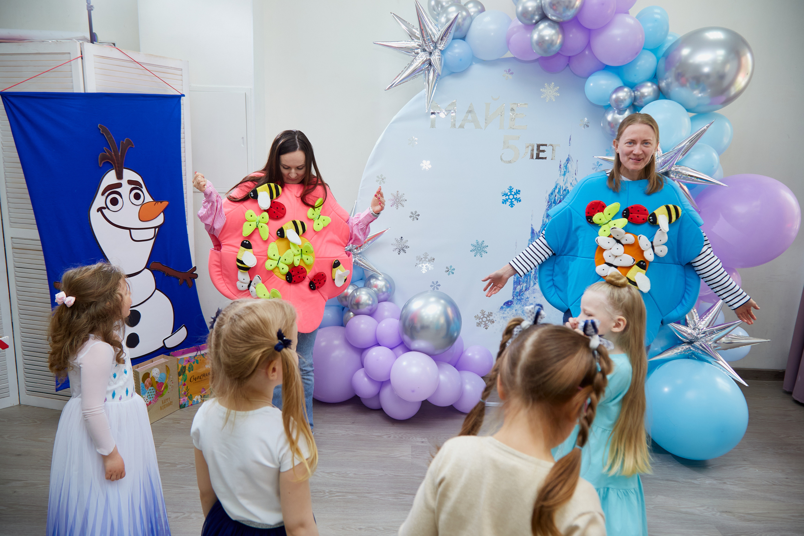 Майя. 5 лет. Детский праздник. Холодное Сердце. Свадебный фотограф Москва и Московская область Борисов Сергей