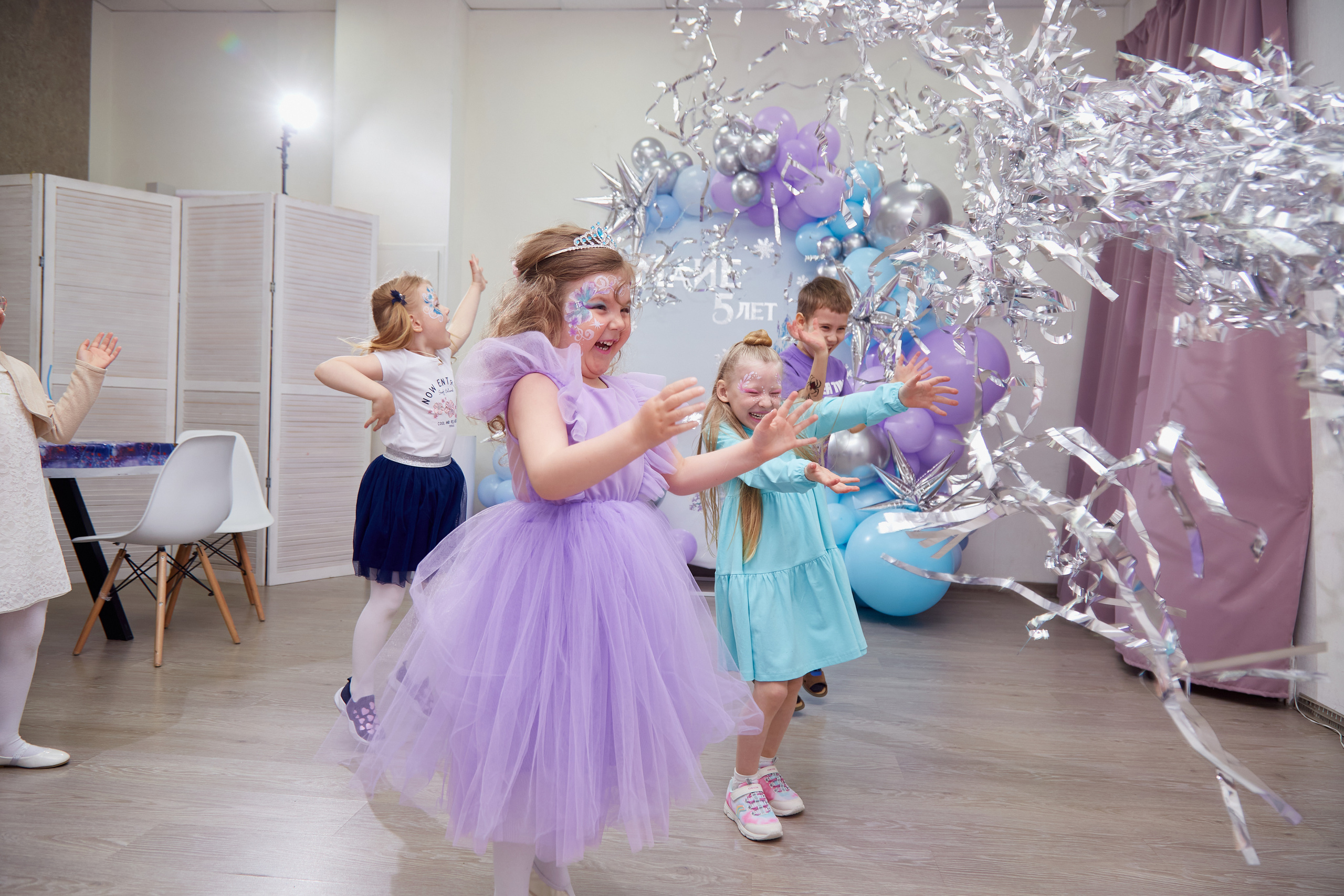 Майя. 5 лет. Детский праздник. Холодное Сердце. Свадебный фотограф Москва и Московская область Борисов Сергей