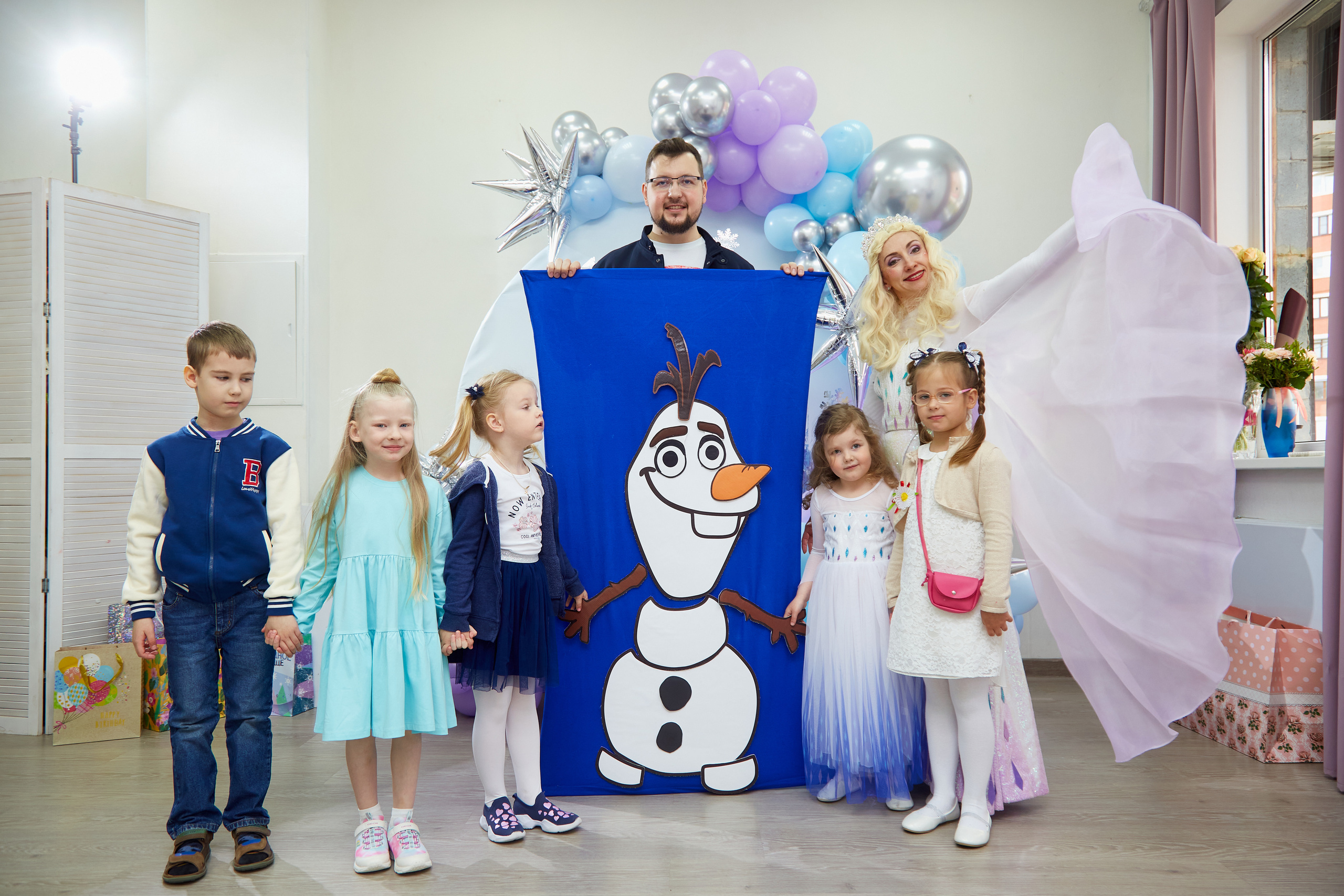 Майя. 5 лет. Детский праздник. Холодное Сердце. Свадебный фотограф Москва и Московская область Борисов Сергей