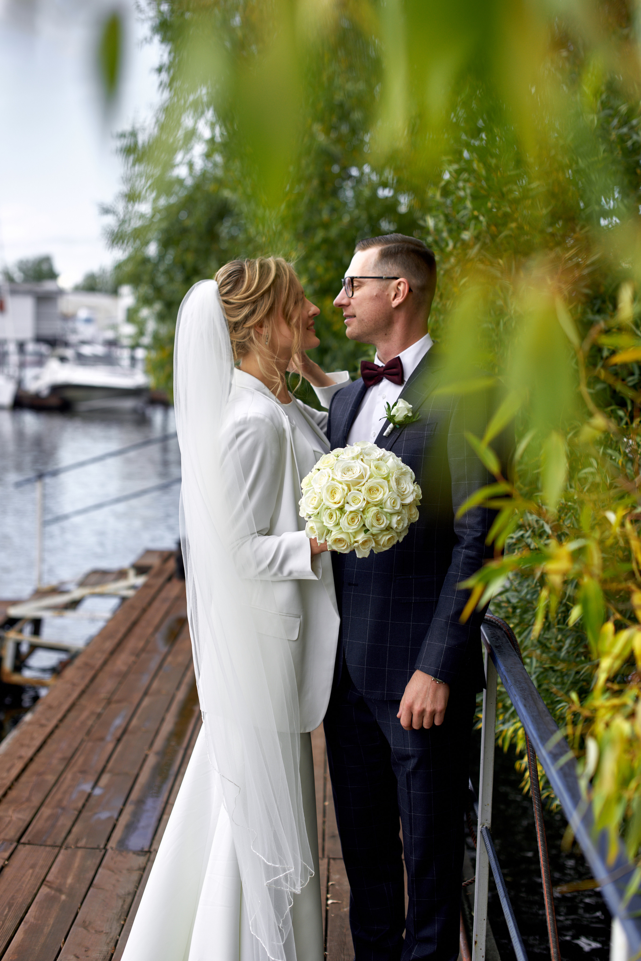 Свадебная фотосессия Яхт-клуб Нептун. Свадебный фотограф в Москве Станислав Донченко