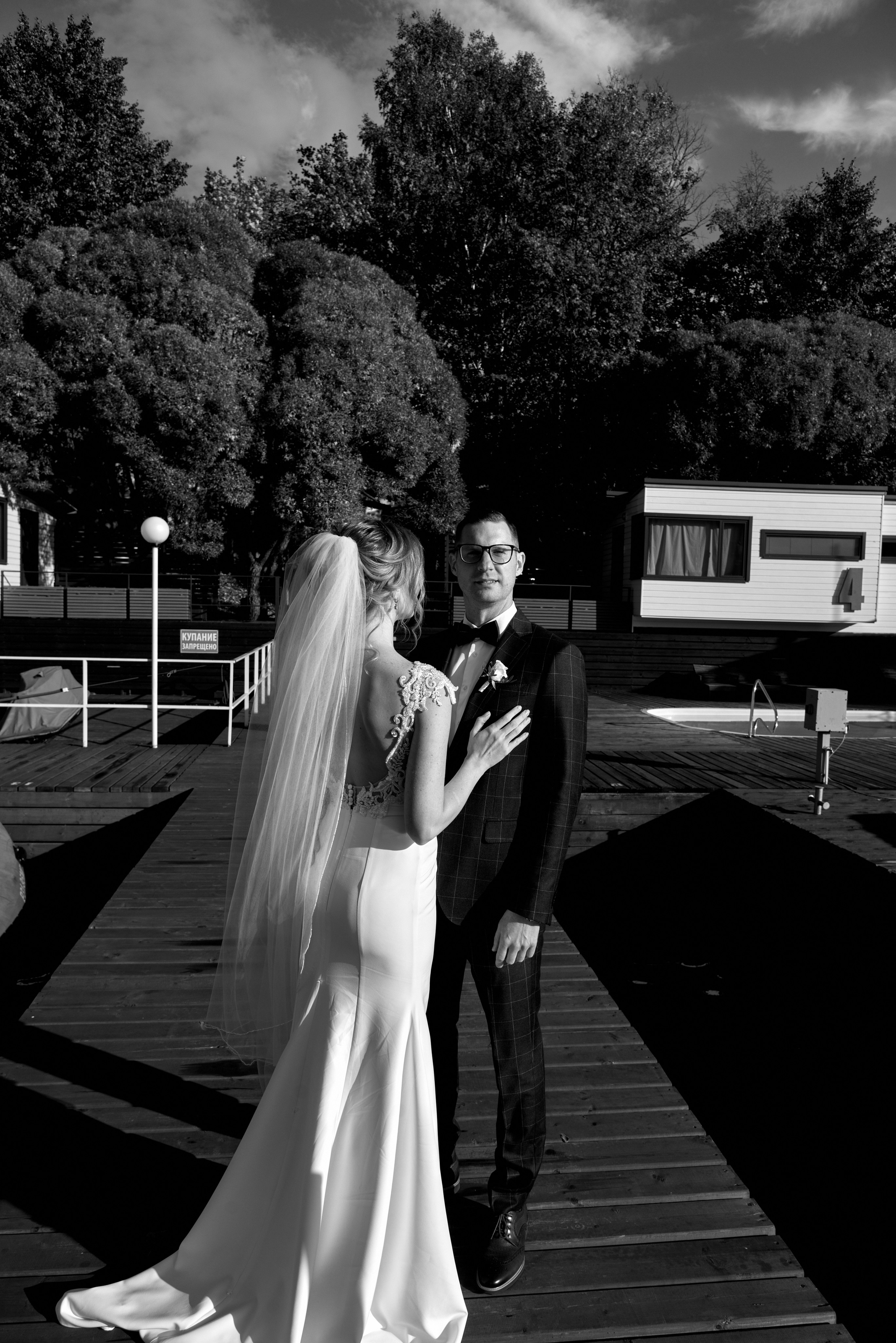 Свадебная фотосессия Яхт-клуб Нептун. Свадебный фотограф в Москве Станислав Донченко