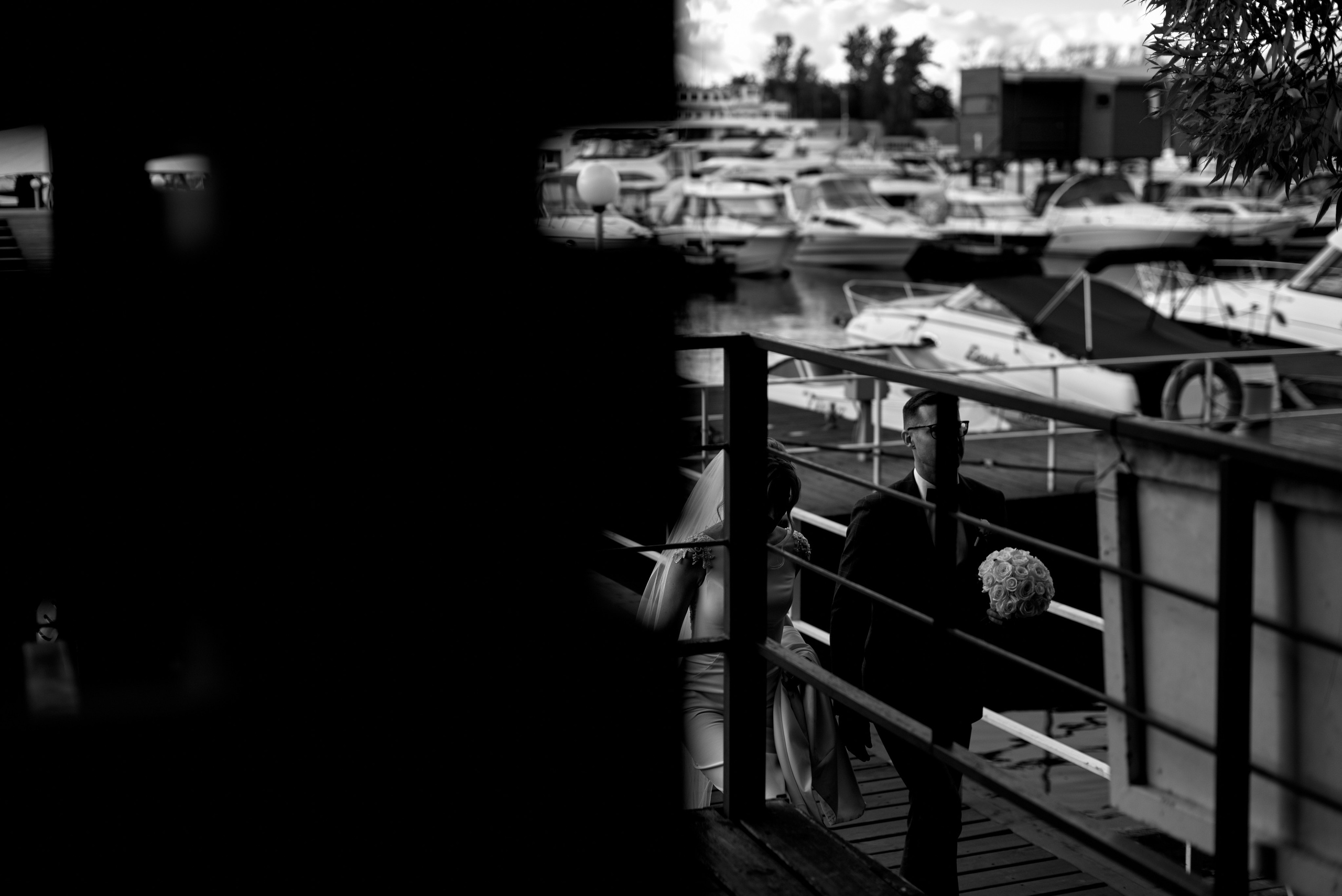 Свадебная фотосессия Яхт-клуб Нептун. Свадебный фотограф в Москве Станислав Донченко