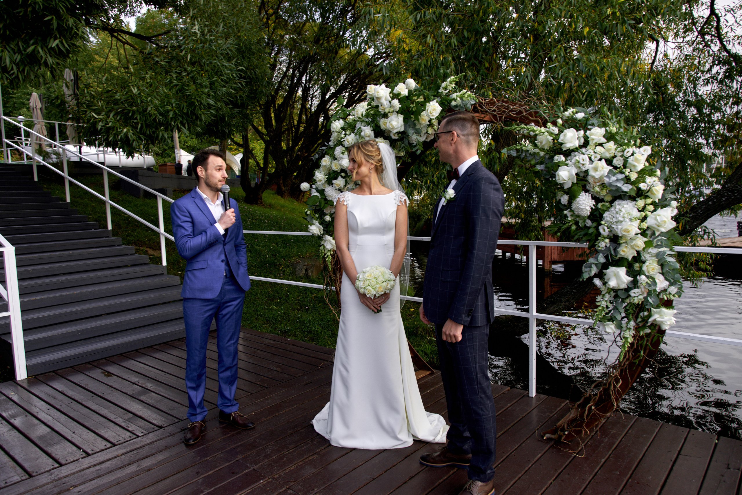 Свадебная фотосессия Яхт-клуб Нептун. Свадебный фотограф в Москве Станислав Донченко