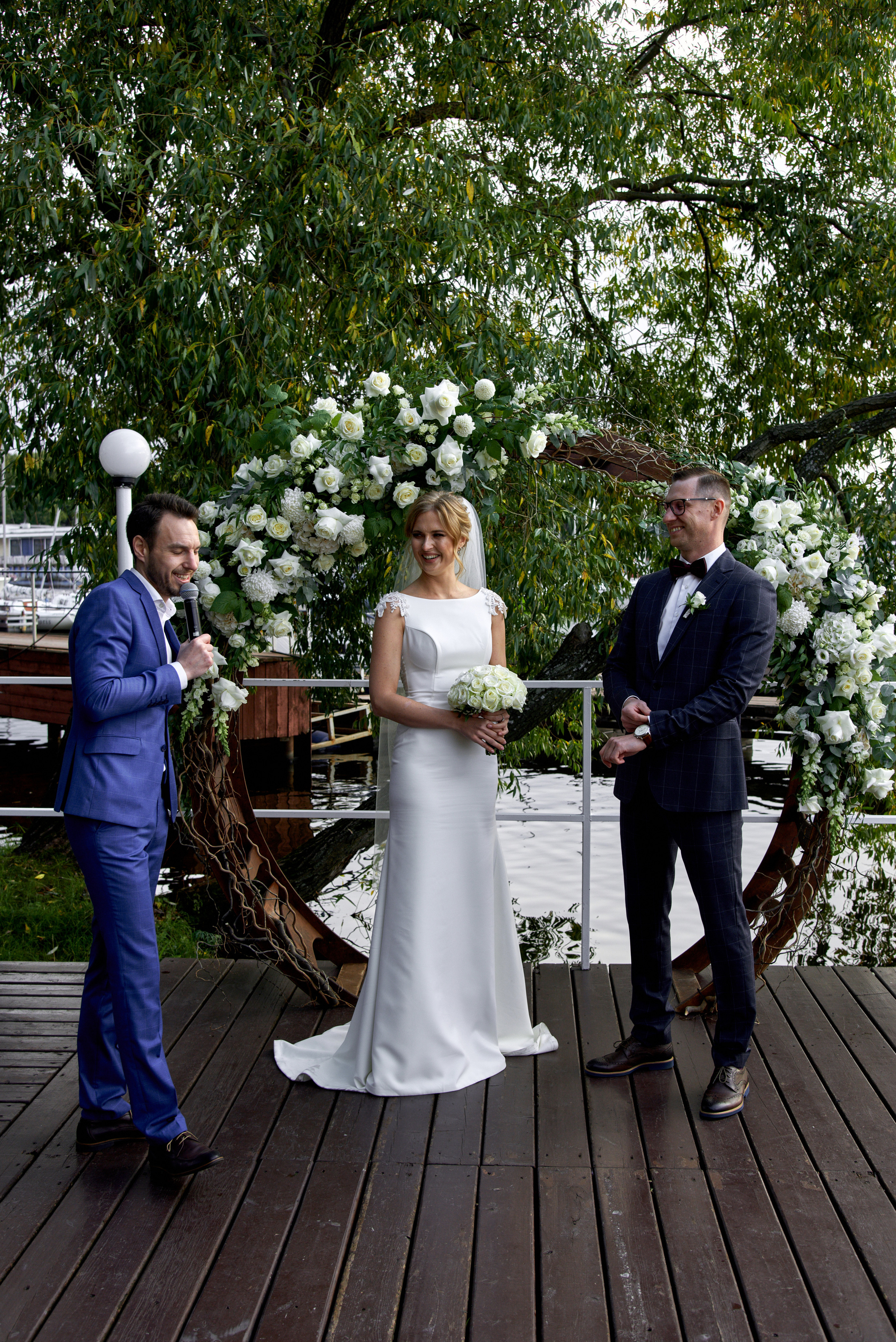 Свадебная фотосессия Яхт-клуб Нептун. Свадебный фотограф в Москве Станислав Донченко