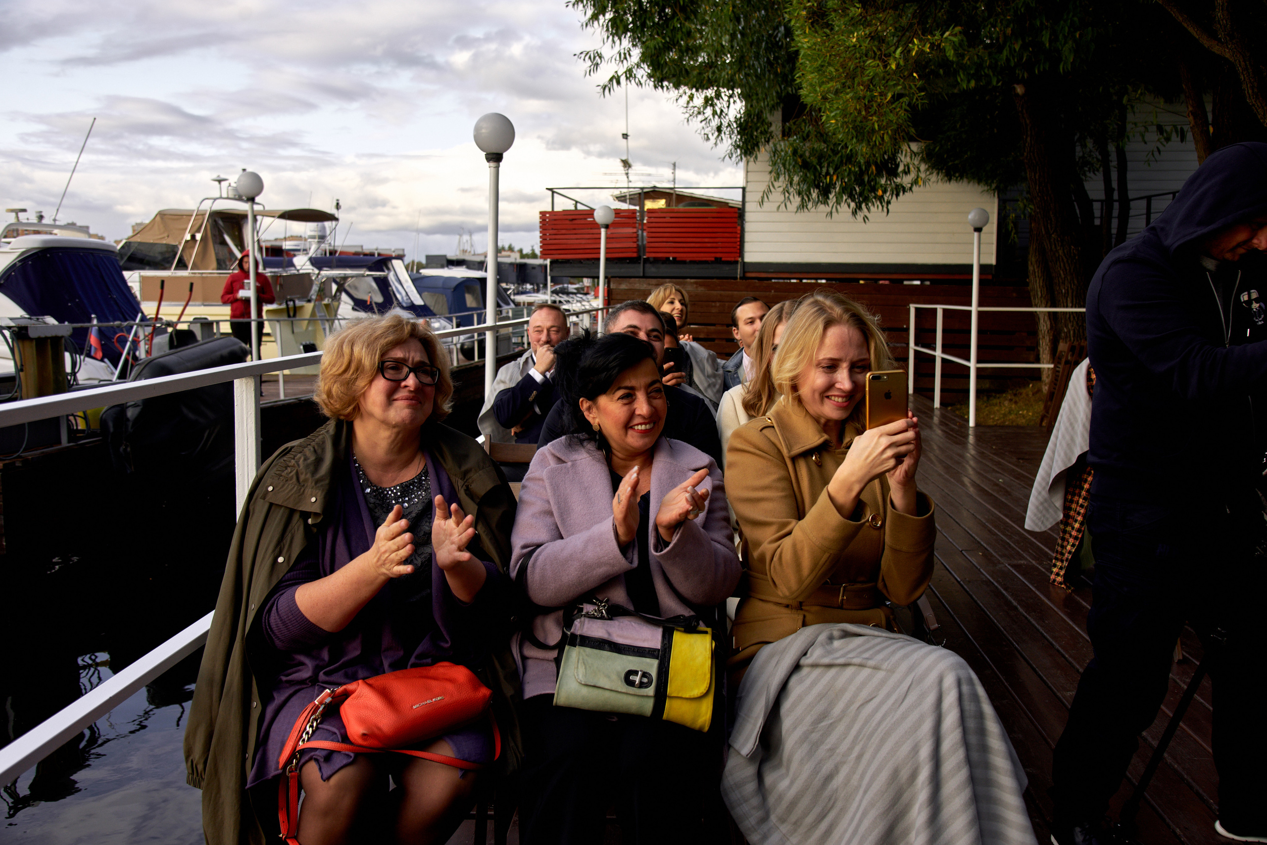 Свадебная фотосессия Яхт-клуб Нептун. Свадебный фотограф в Москве Станислав Донченко
