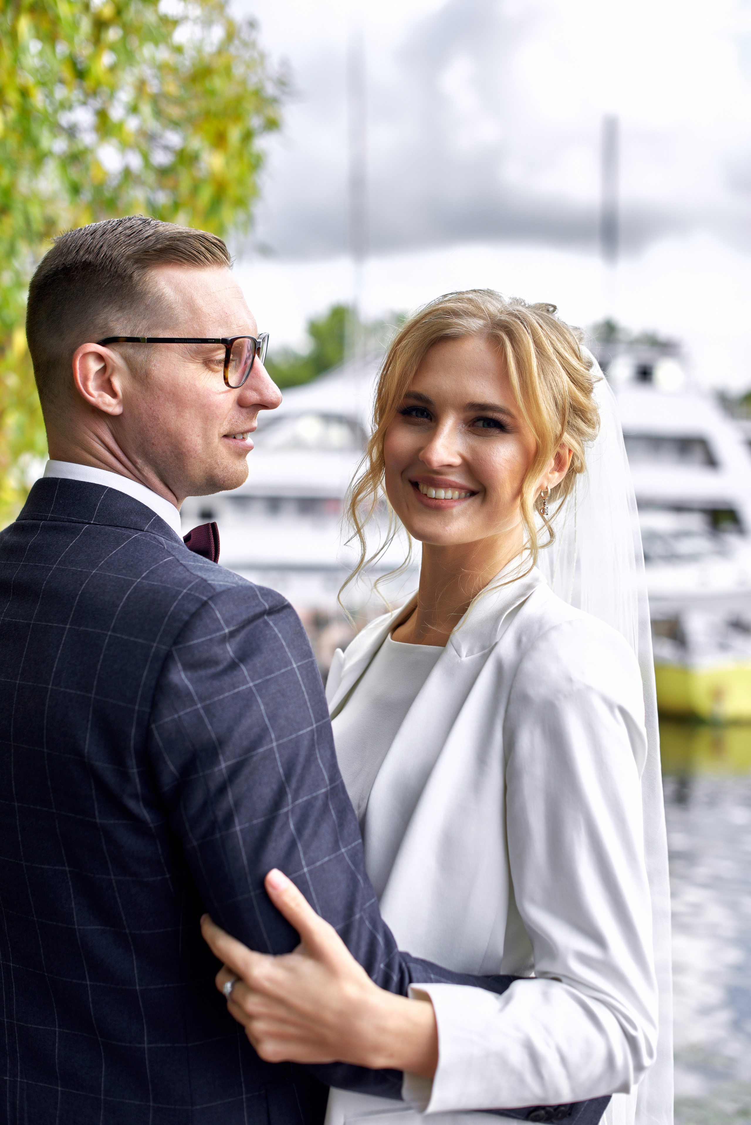 Свадебная фотосессия Яхт-клуб Нептун. Свадебный фотограф в Москве Станислав Донченко