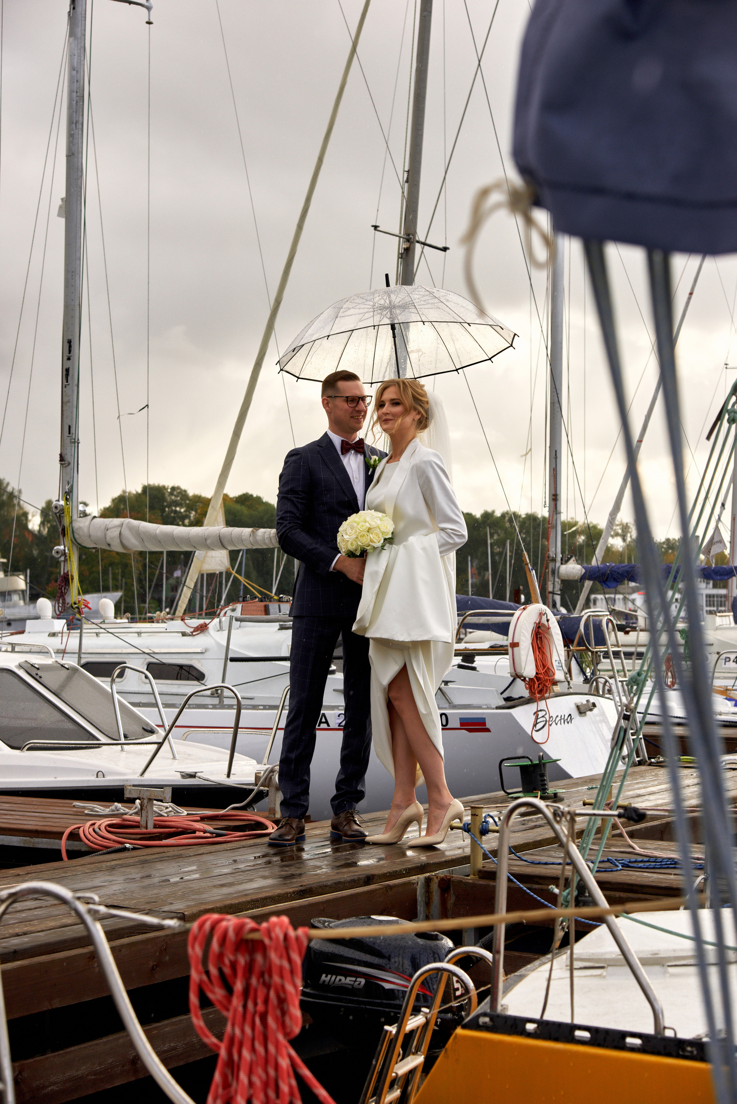 Свадебная фотосессия Яхт-клуб Нептун. Свадебный фотограф в Москве Станислав Донченко