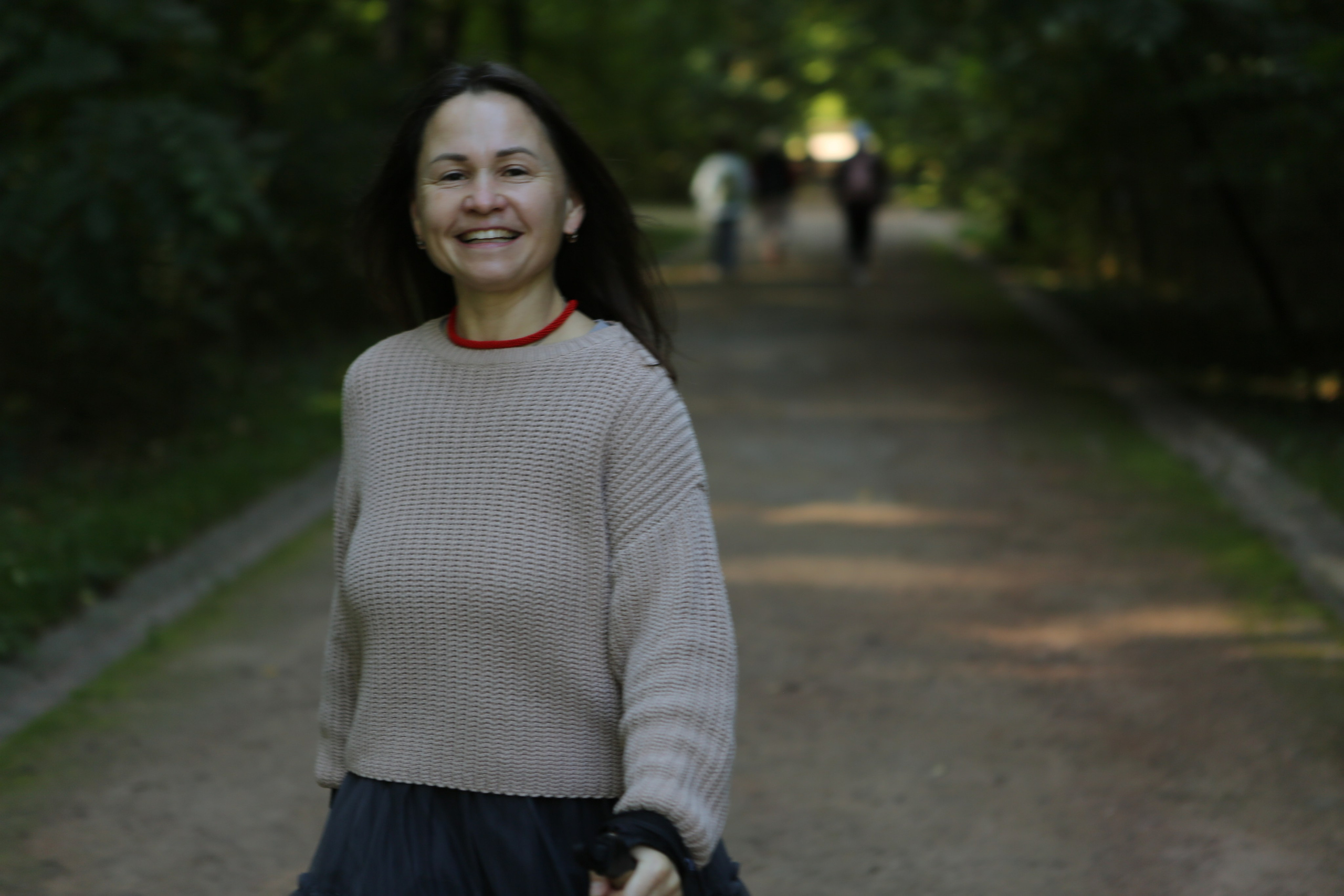 Скандинавская прогулка в Царицынском парке. Фотограф Антонина Гудкова