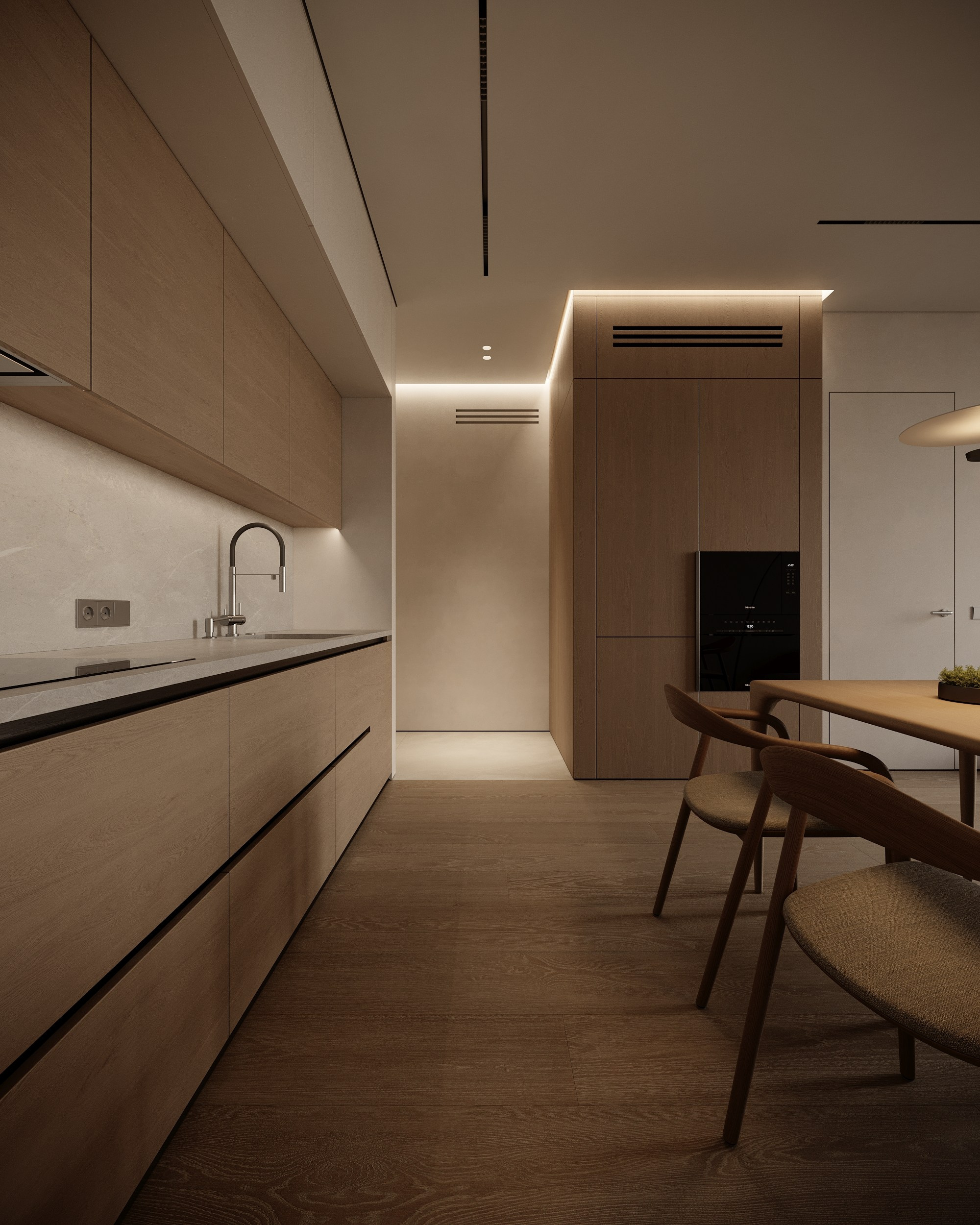 Современная квартира для семейной пары в ЖК Нагатино АйЛенд. Дизайн интерьера Санкт-Петербург | Москва | Калининград