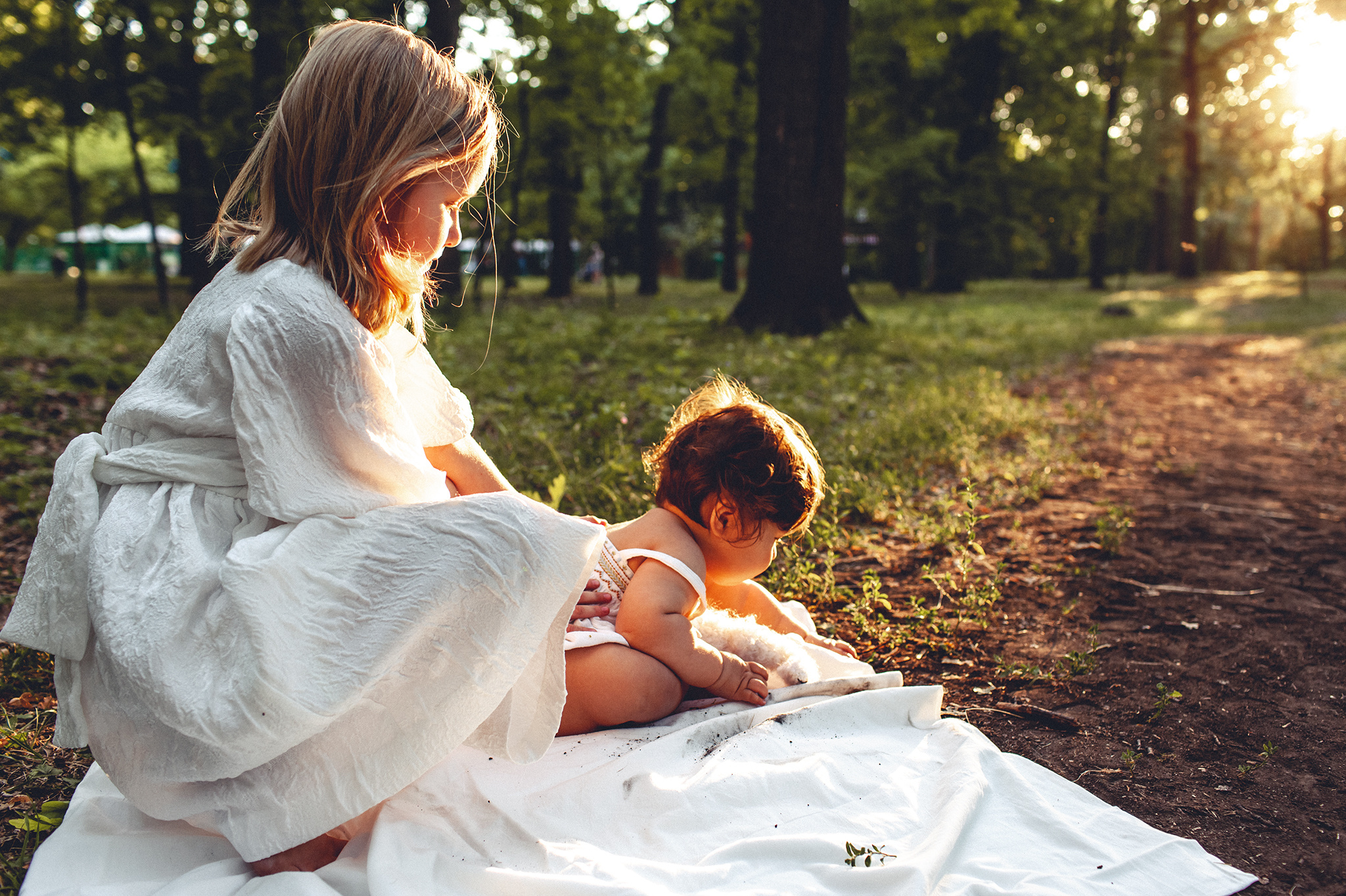 Янтарный свет в Загородном парке. Детский фотограф в Самаре