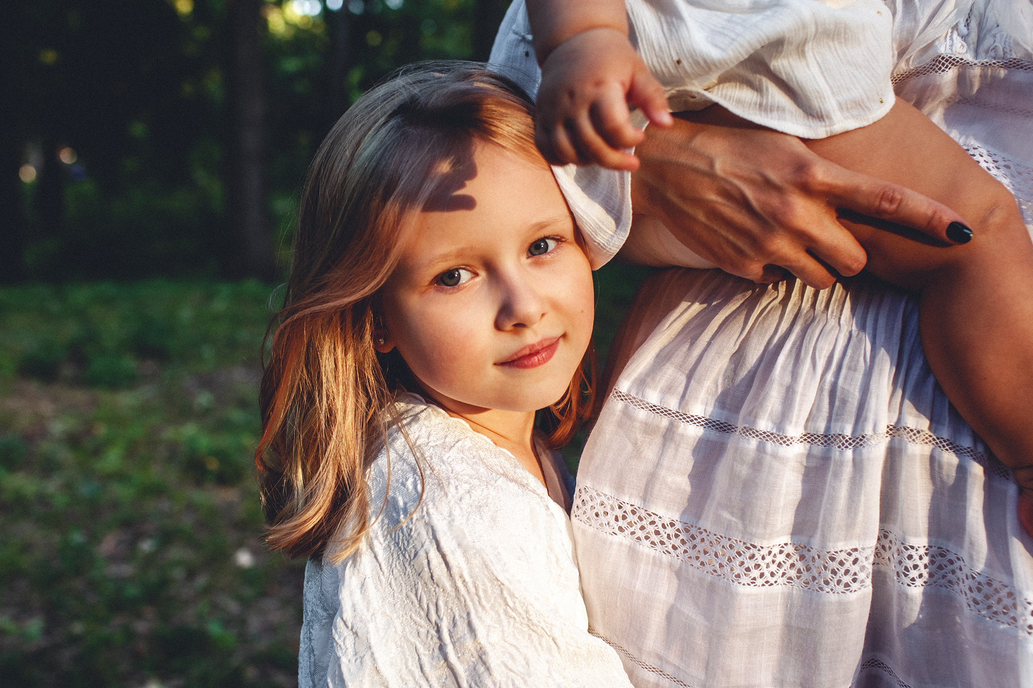 Янтарный свет в Загородном парке. Детский фотограф в Самаре