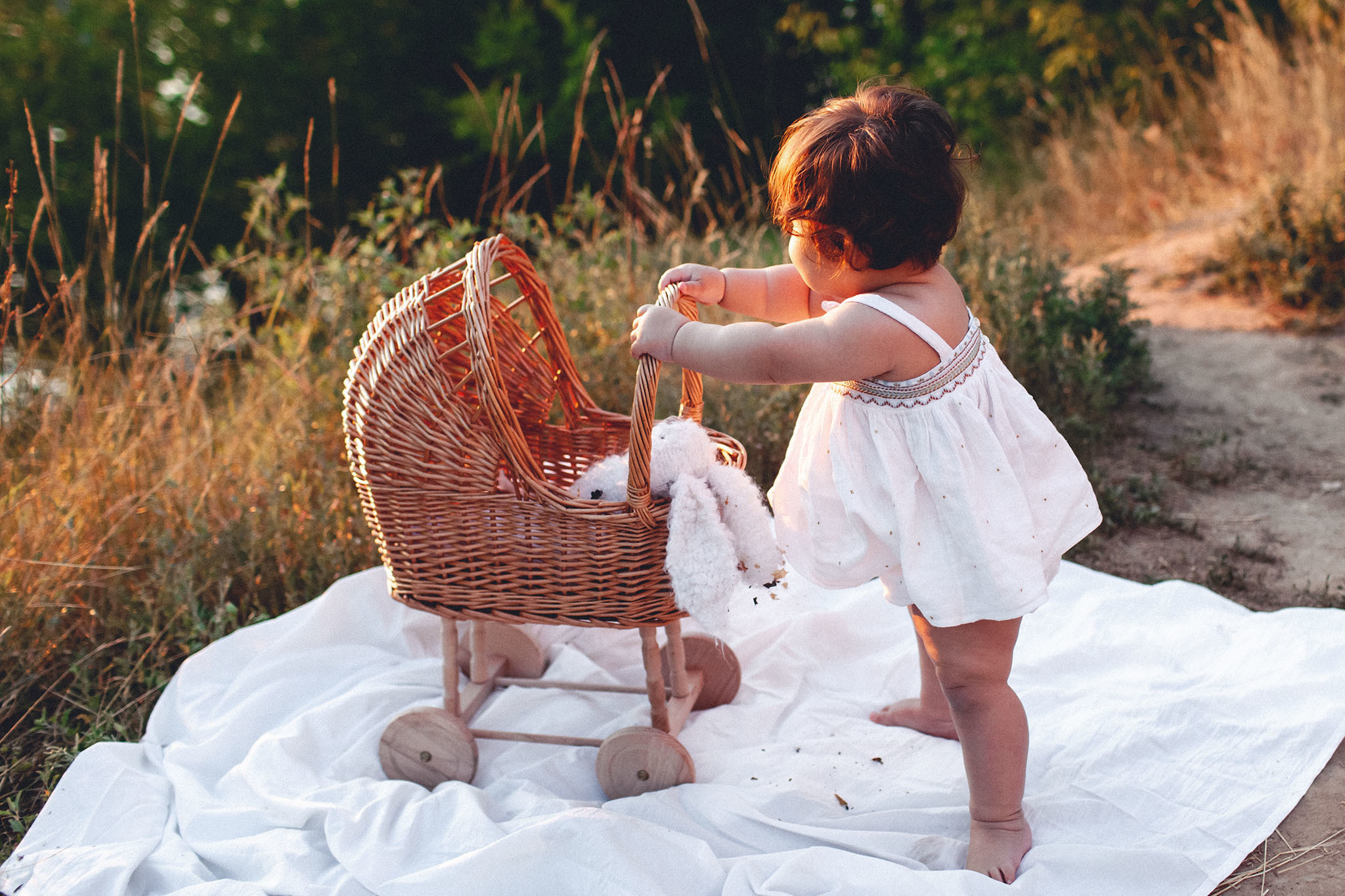 Янтарный свет в Загородном парке. Детский фотограф в Самаре