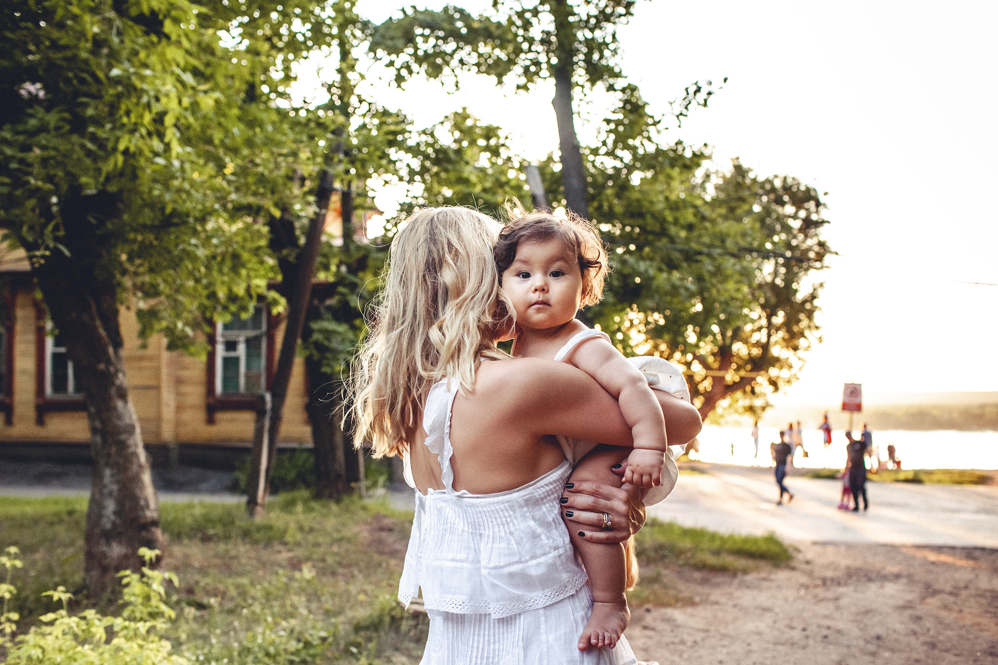Янтарный свет в Загородном парке. Детский фотограф в Самаре