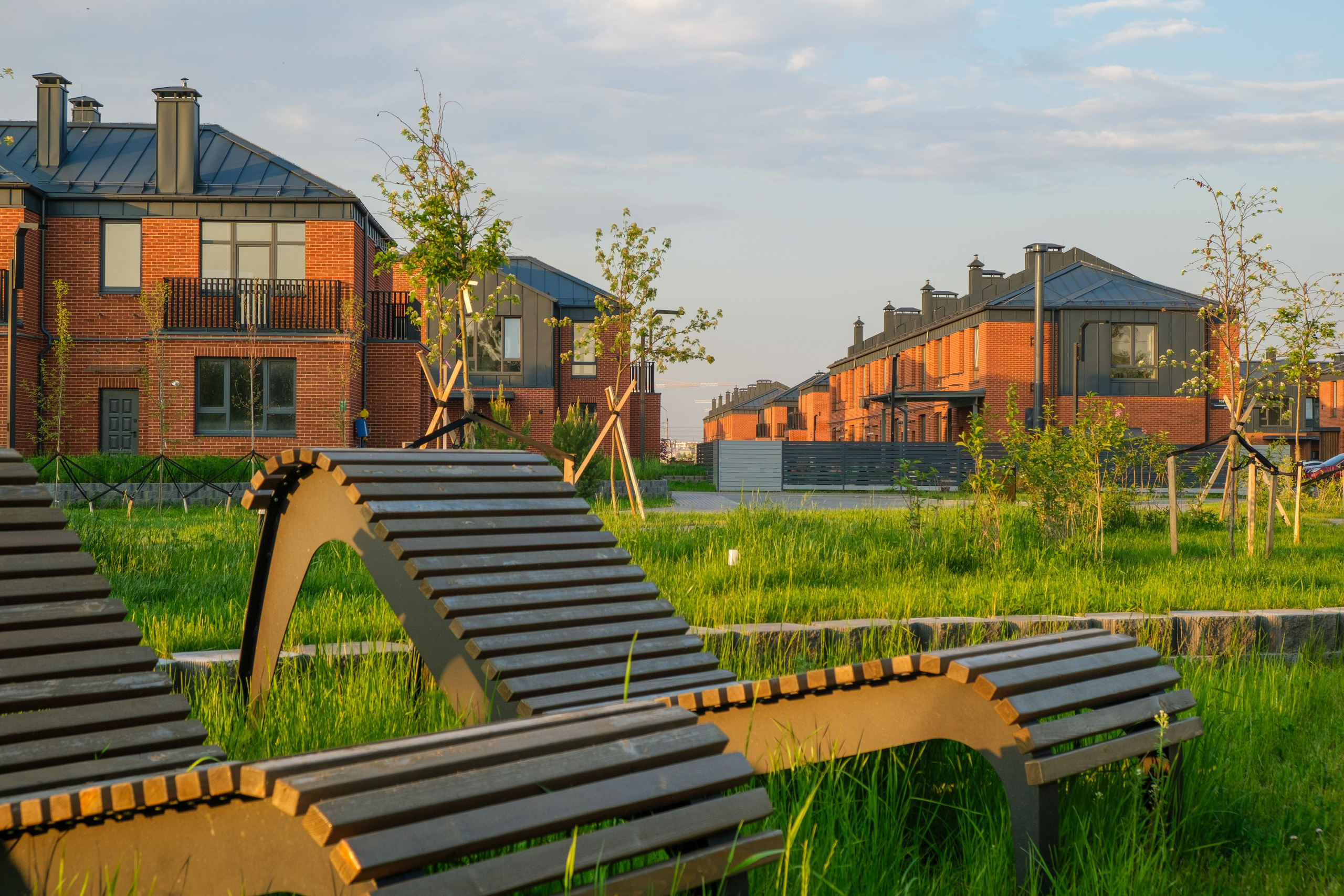 Архитектурная фотосъёмка коттеджного посёлка