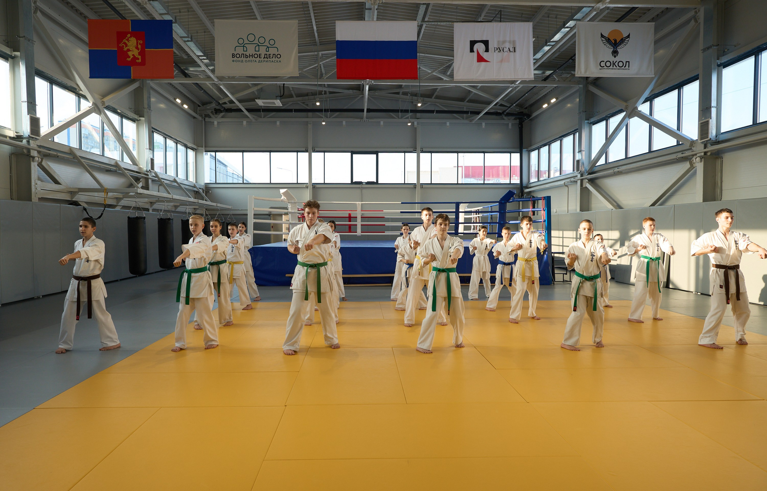 Открытие центров спортивных единоборств «Сокол» Красноярск/Дивногорск. Александр Сазонов Красноярск