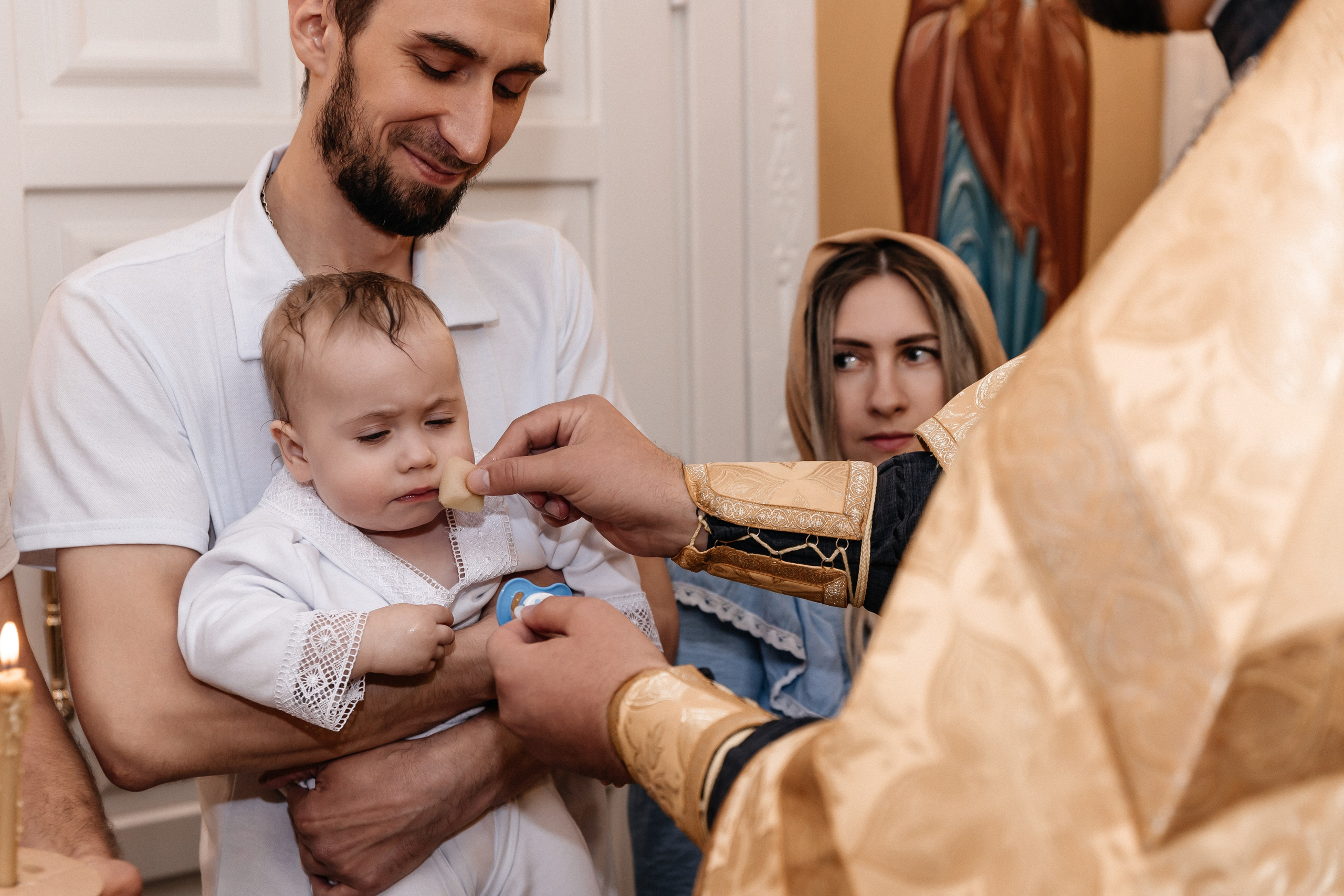 Крещение Влада. Семейный фотограф Минск Усова Ольга