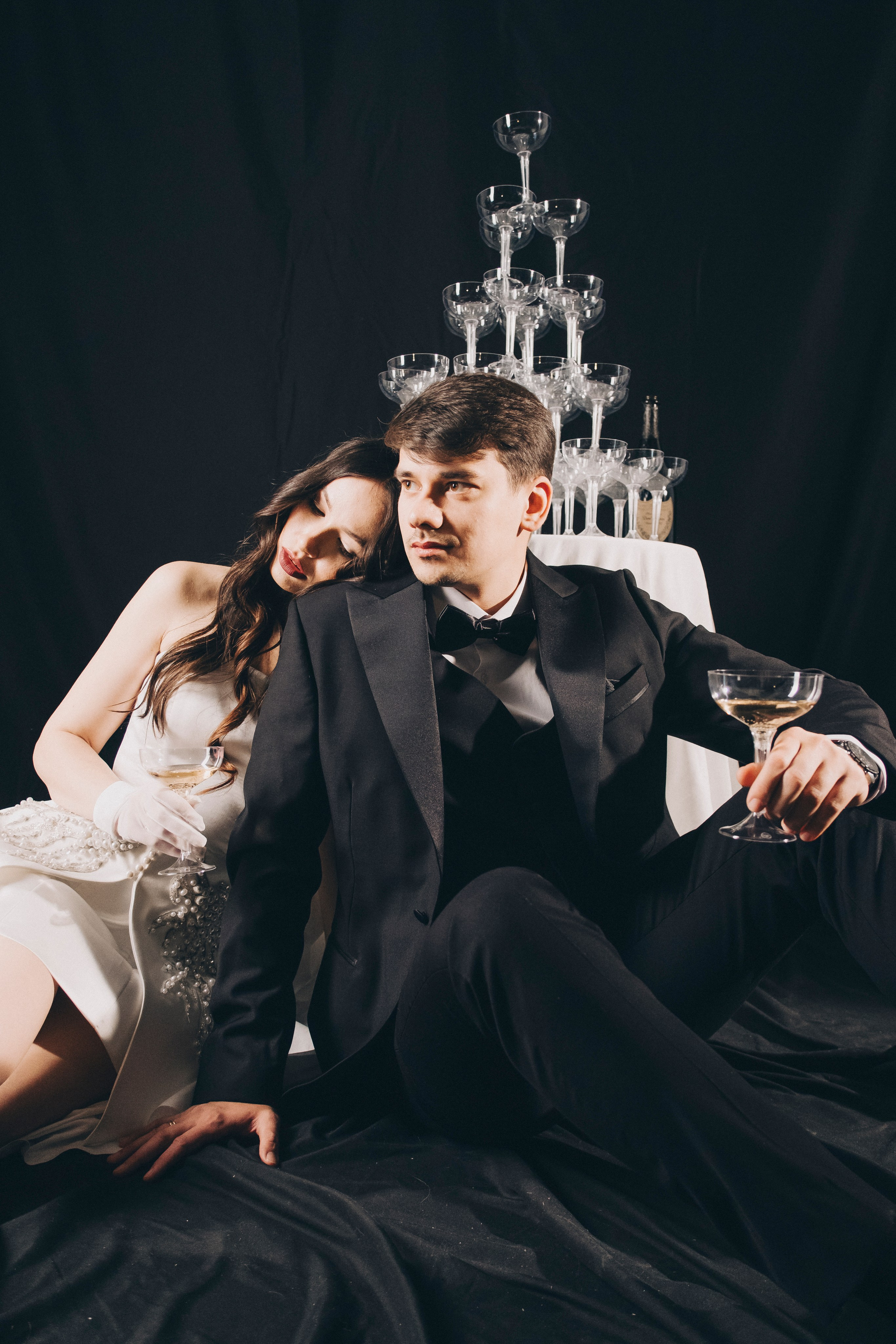 Свадебная лав стори в студии. Фотограф в Иркутске Анна Мирошникова