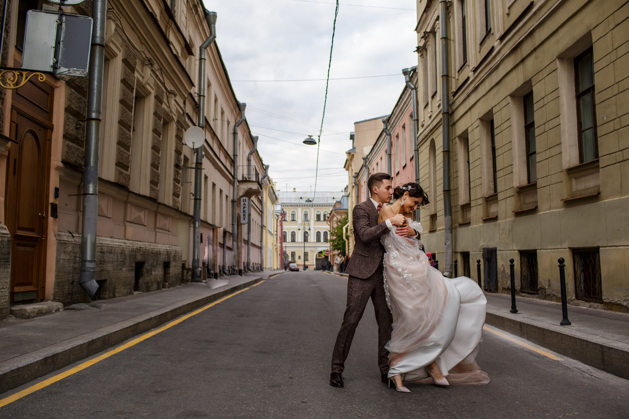 Свадебная фотосессия в Санкт-Петербурге. Свадебный фотограф Кирилл Белый