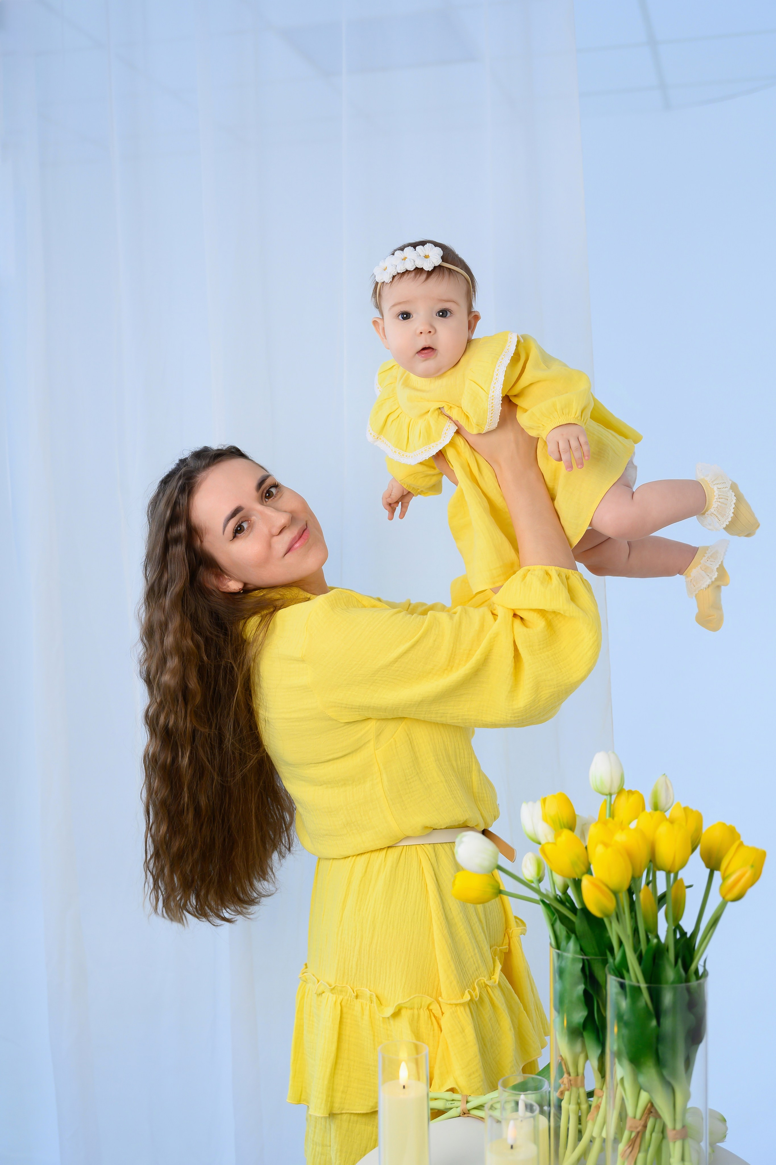 фотосессия в желтом