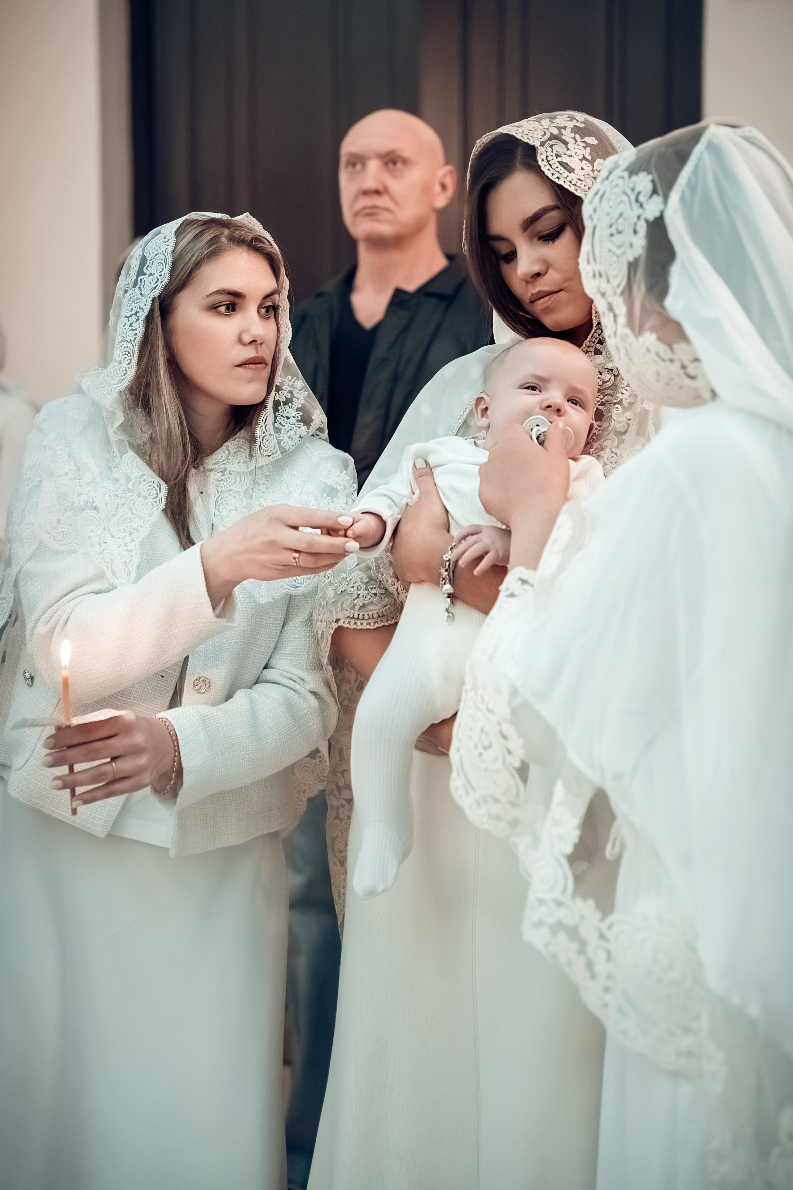 Крещение Александра и Варвары