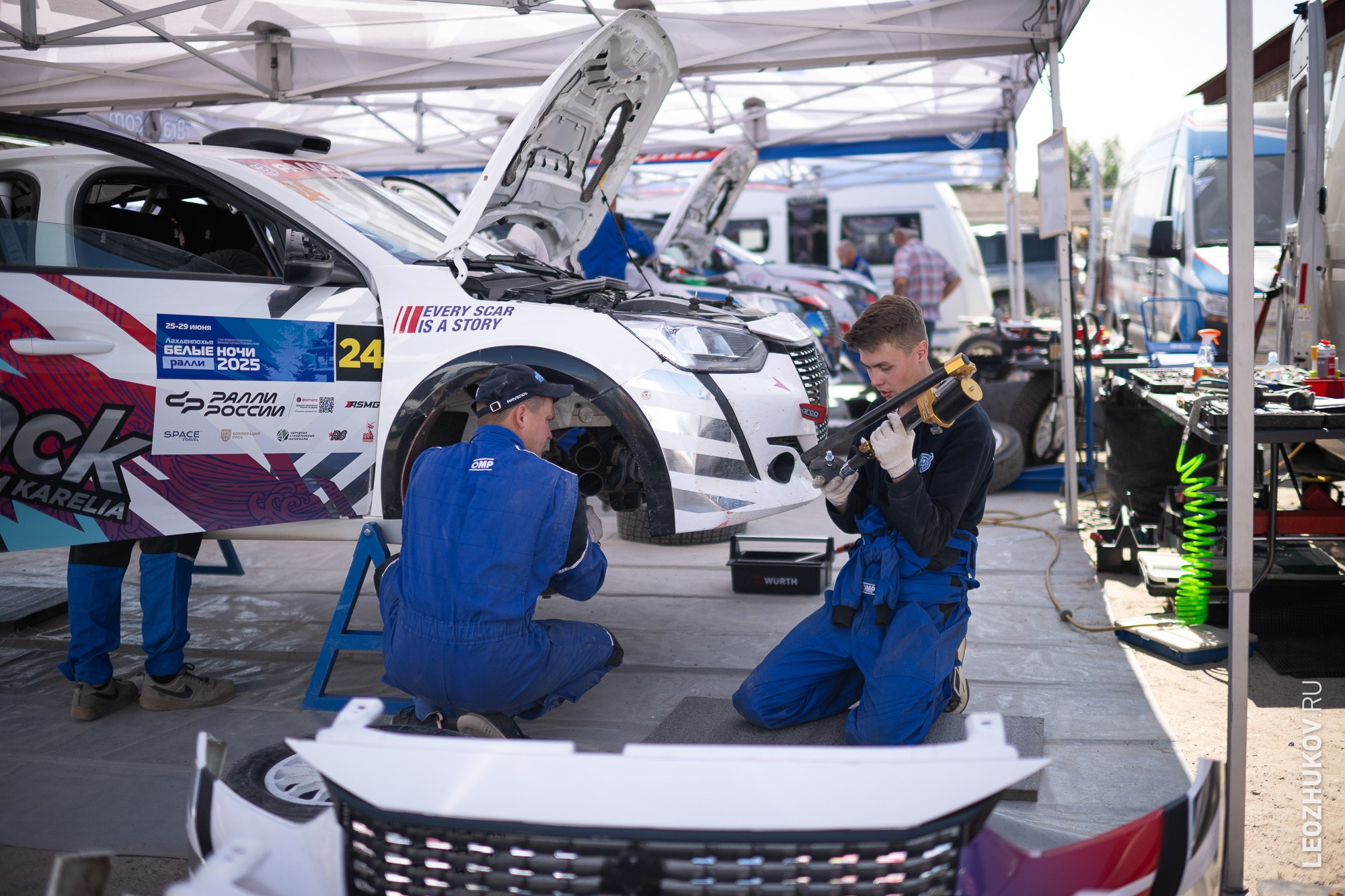White nights rally 2025. Sports photographer Leonid Zhukov