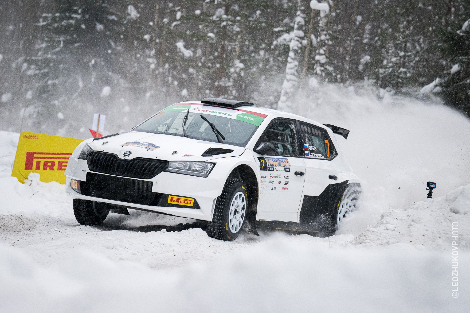 Rally Karelia 2026. Sports photographer Leonid Zhukov