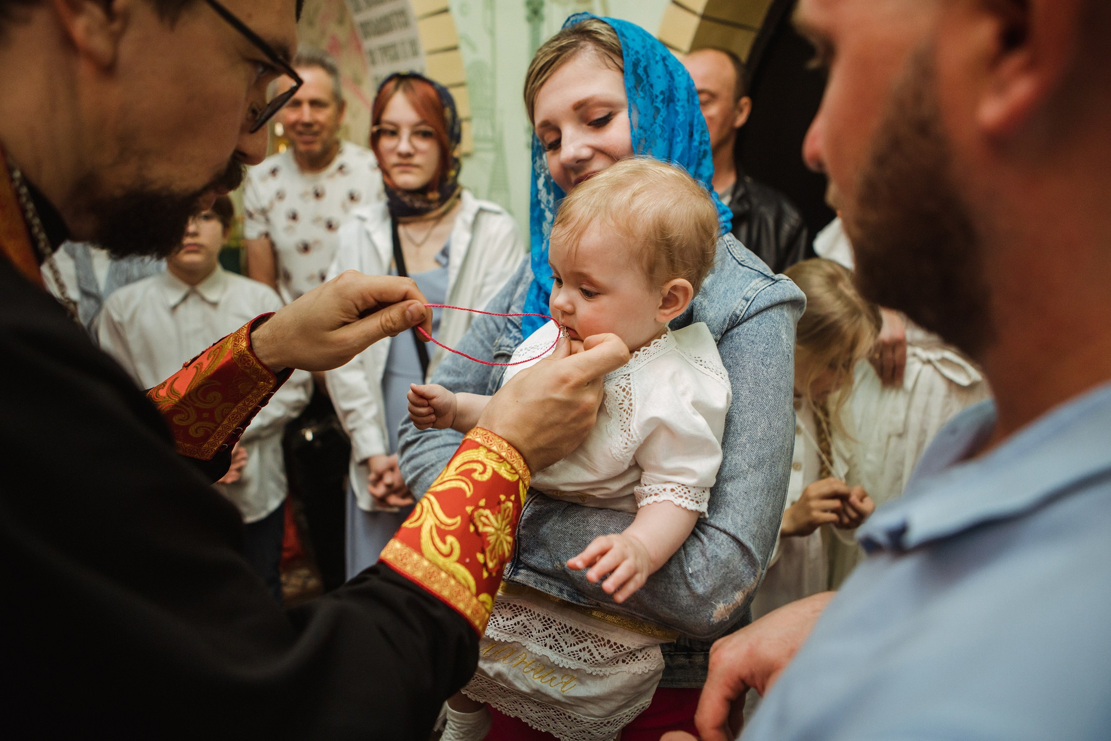 Храм Преподобного-Сергия-Радонежского. Крещение Мелании. Фотографы в городе Волгограде — Людмила Агеева и Алексей Околелов