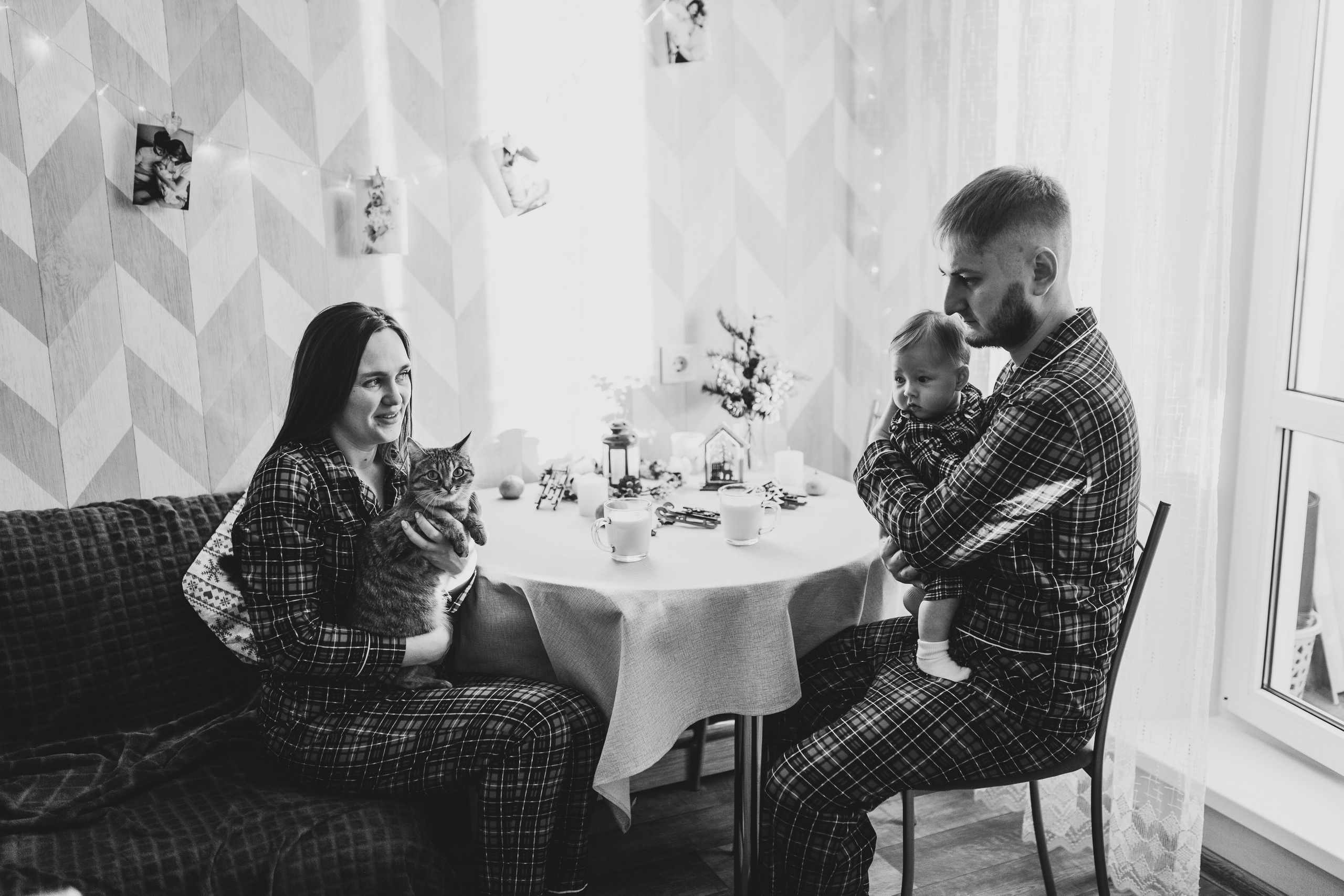 Домашняя новогодняя фотосессия в Тюмени. Фотограф Шелудкова Яна, город Тюмень