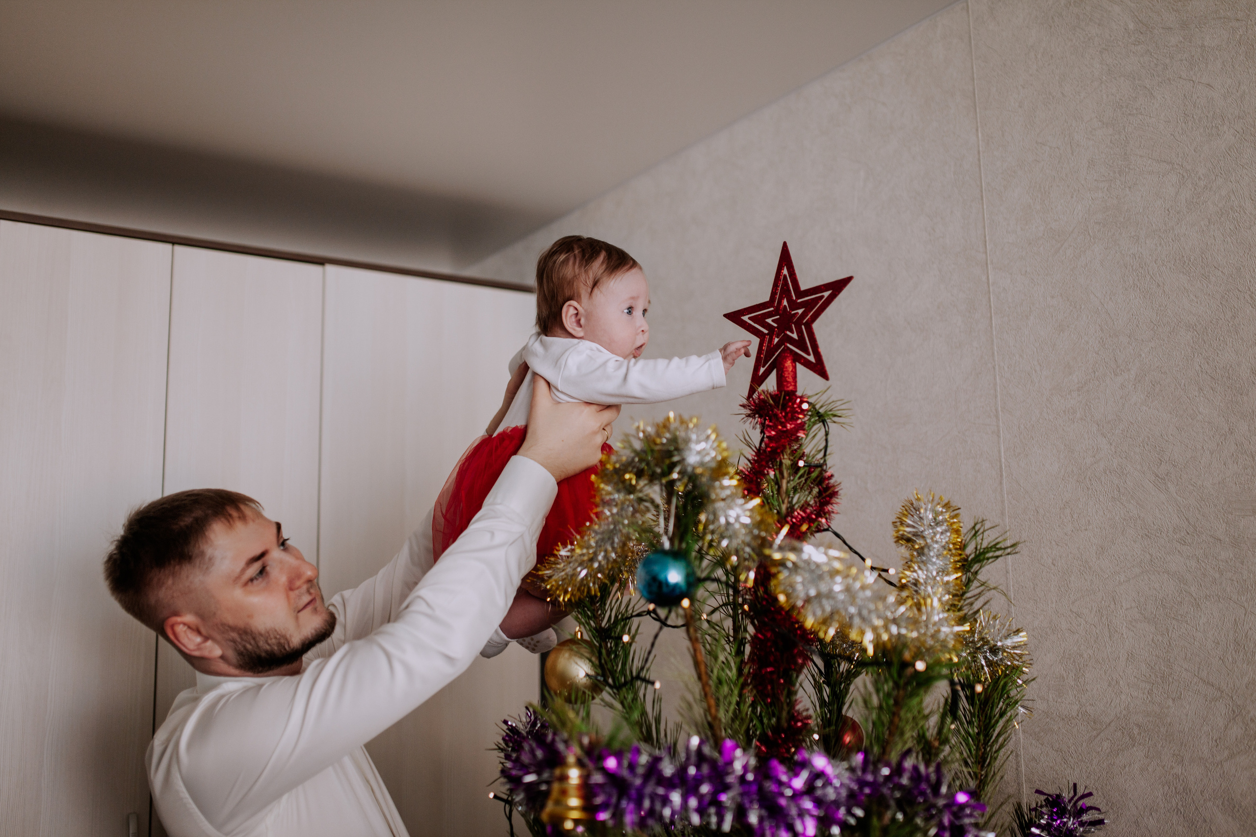 Домашняя новогодняя фотосессия в Тюмени. Фотограф Шелудкова Яна, город Тюмень