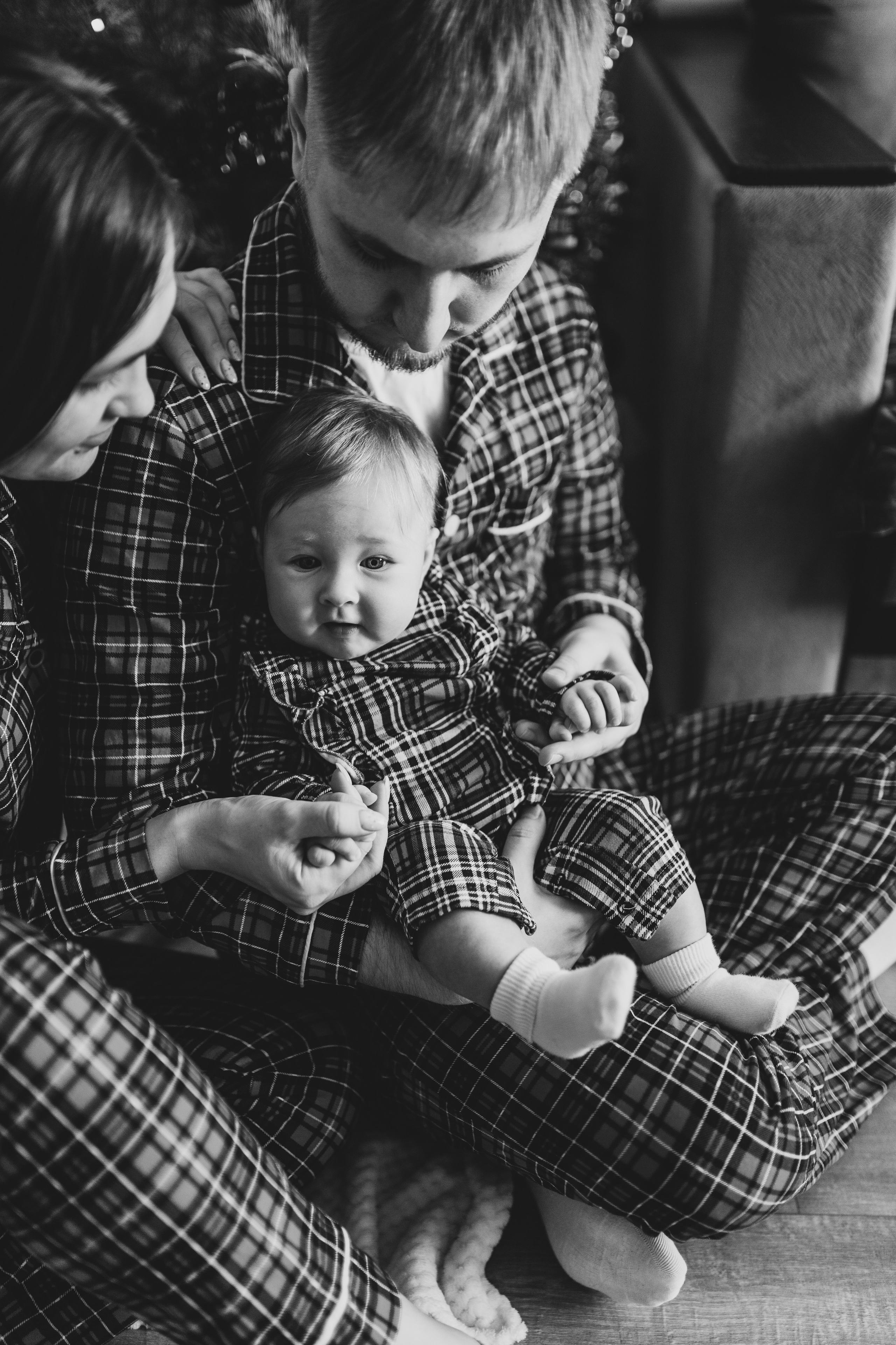 Домашняя новогодняя фотосессия в Тюмени. Фотограф Шелудкова Яна, город Тюмень