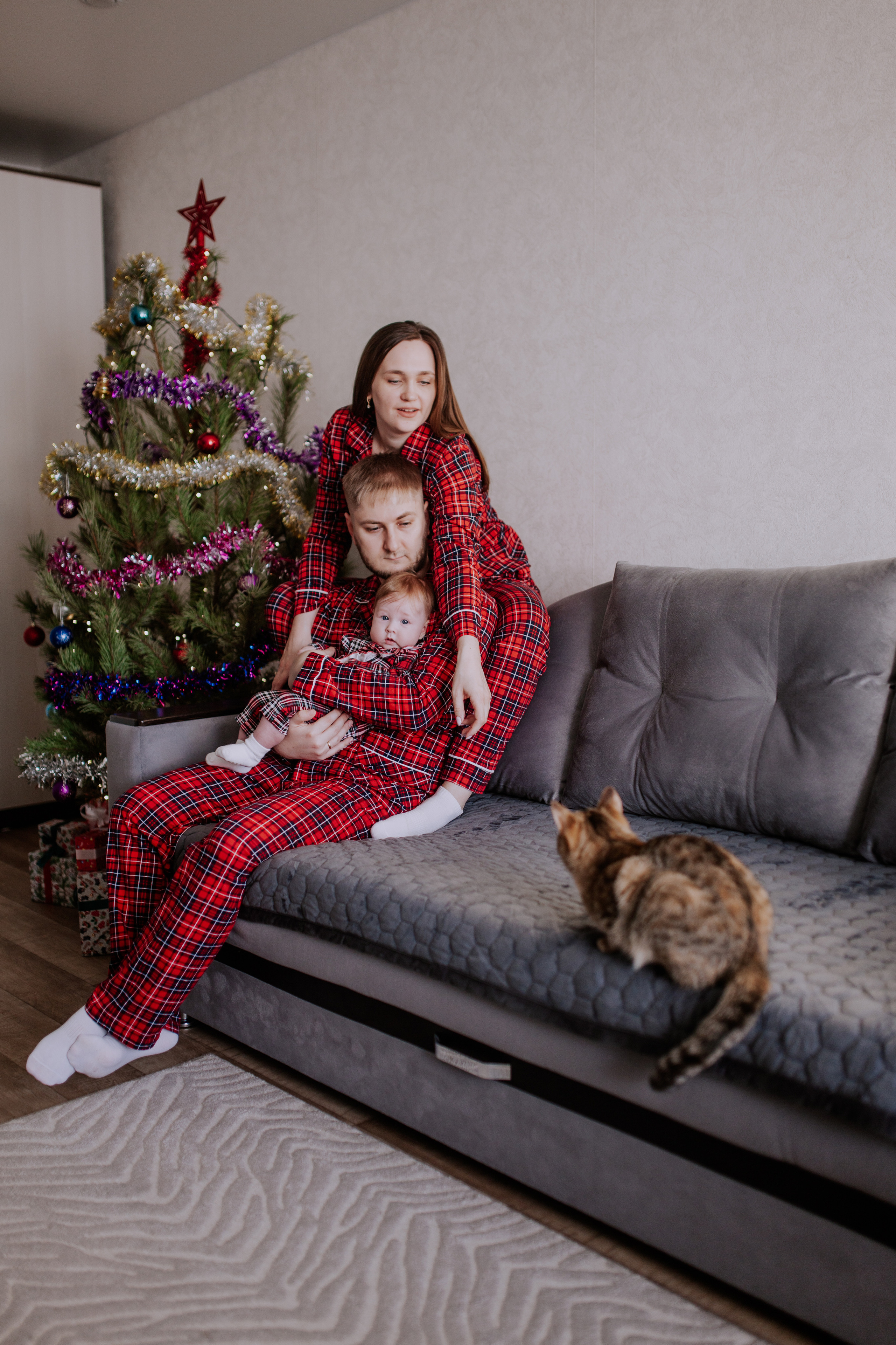 Домашняя новогодняя фотосессия в Тюмени. Фотограф Шелудкова Яна, город Тюмень