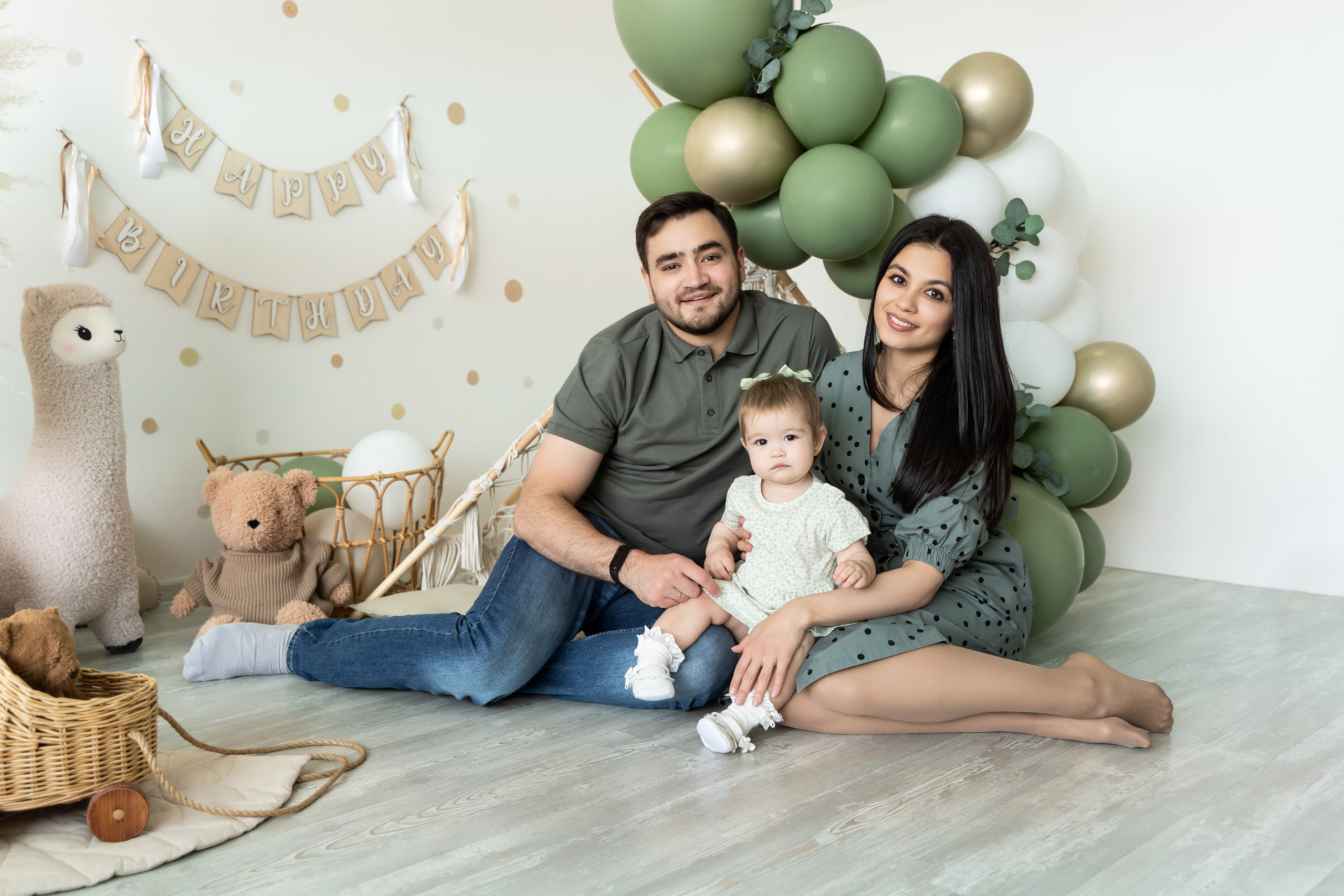 Саша, Гера и Лилу, фотосессия на 1 год. Фотограф Татьяна Мамонтова