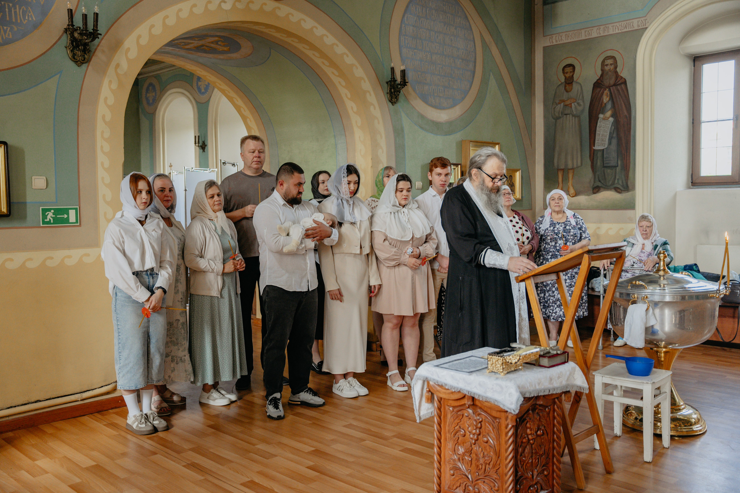 Таинство крещения. Никольская Церковь