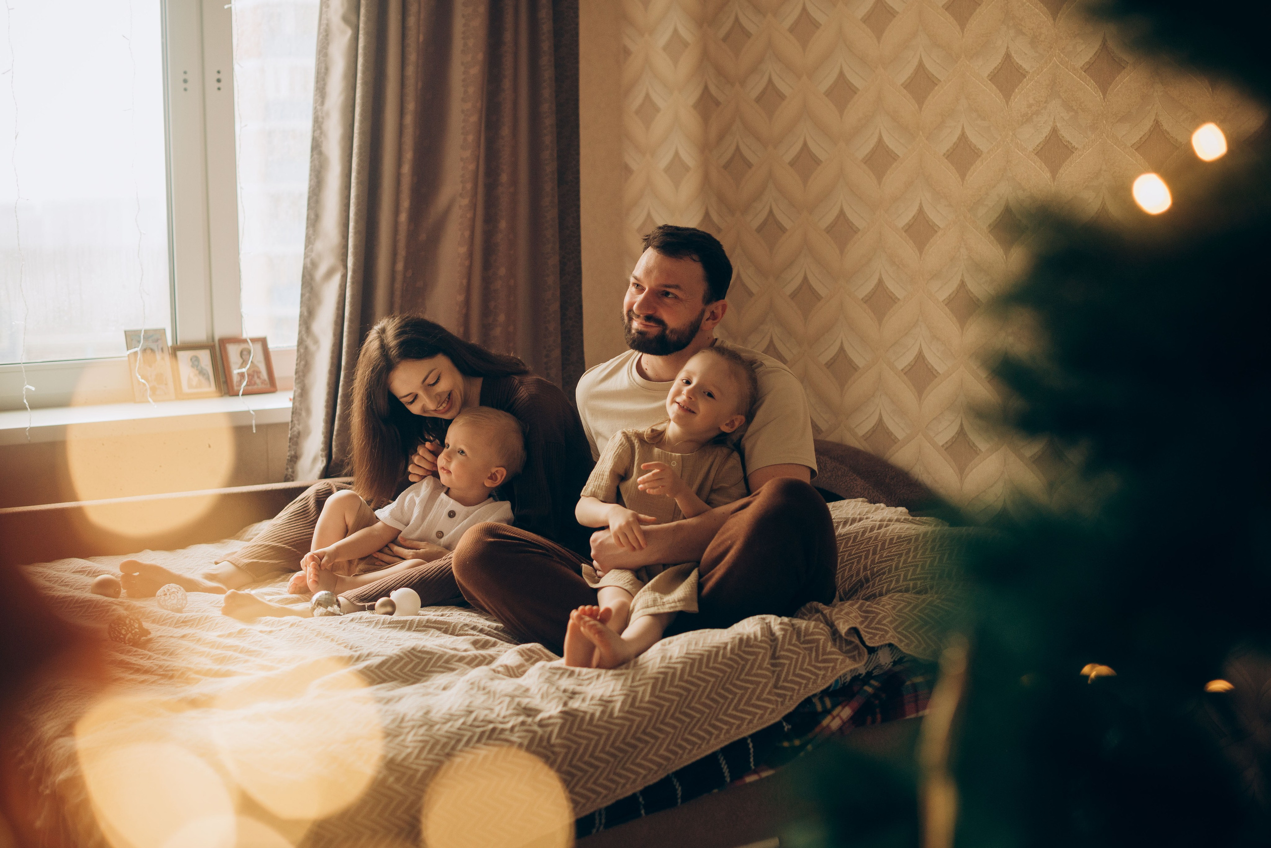 Домашние новогодние истории. Семейный фотограф в Домодедово и Москве Елена Пичугина