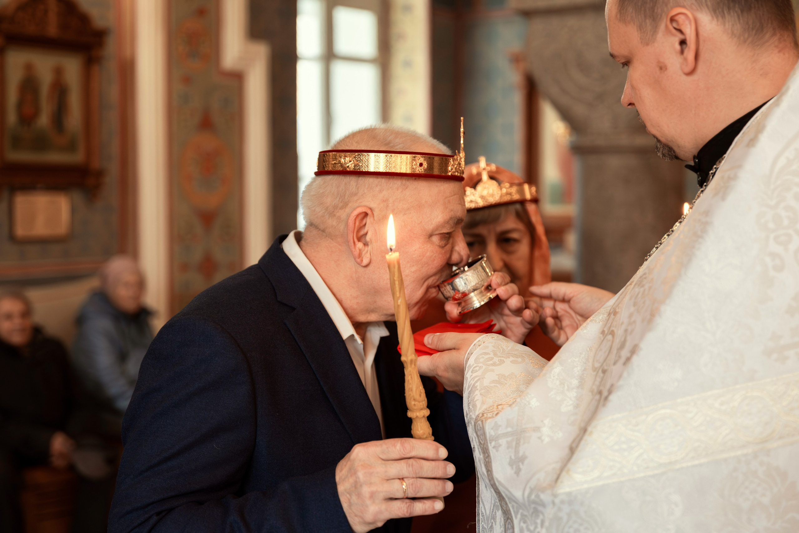 Венчание Виктора и Светланы. ТОП Фотограф на Крещение и Венчание Железногорск Алексей Мещеряков