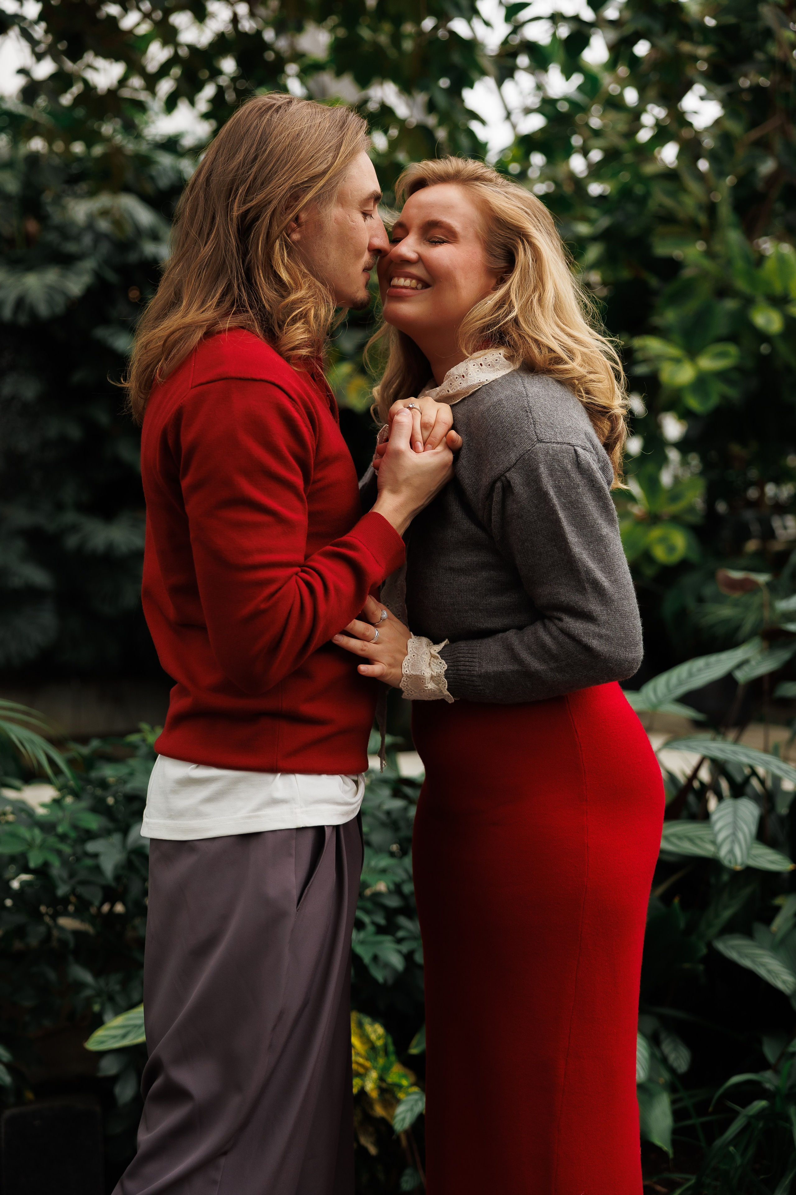 Предложение в оранжерее. Свадебный и семейный фотограф в Москве Красинская Мария