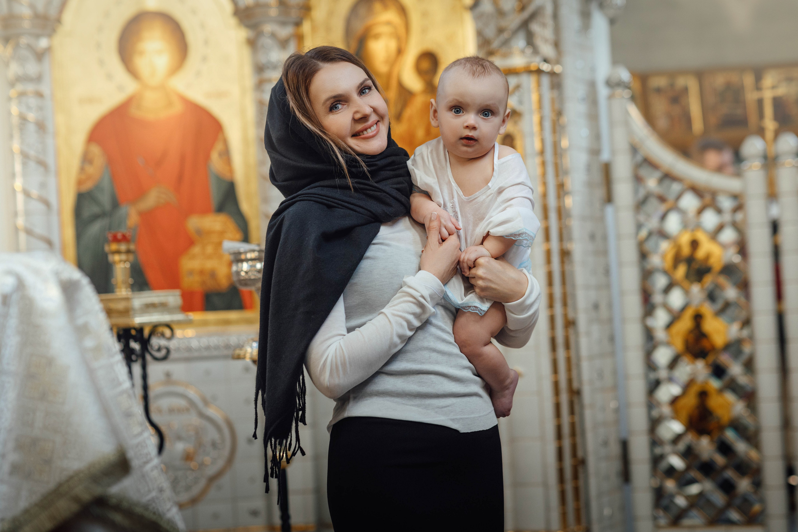 Крещение Александра, храм Иова Многострадального (Дом Милосердия), Минск, январь 2026