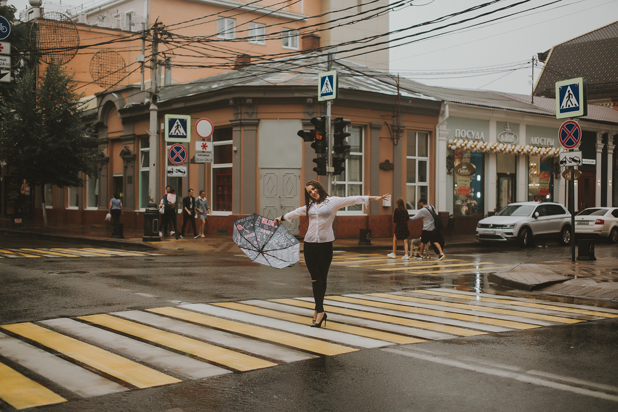 Под дождём…. Свадебный и семейный фотограф/видеограф в Краснодаре Наталья Осинская