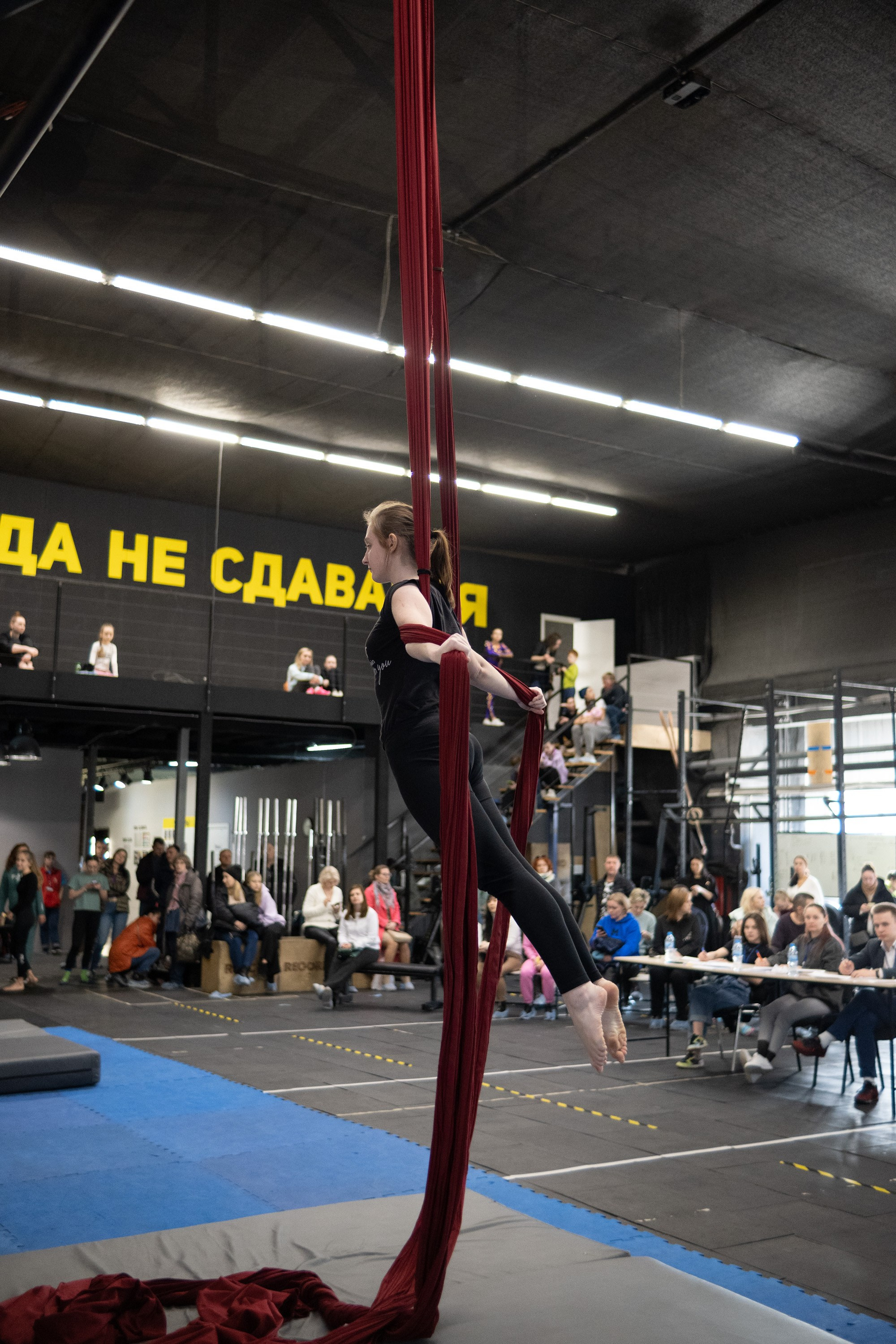 Внутриклубные соревнования по воздушной гимнастике 02.04.23