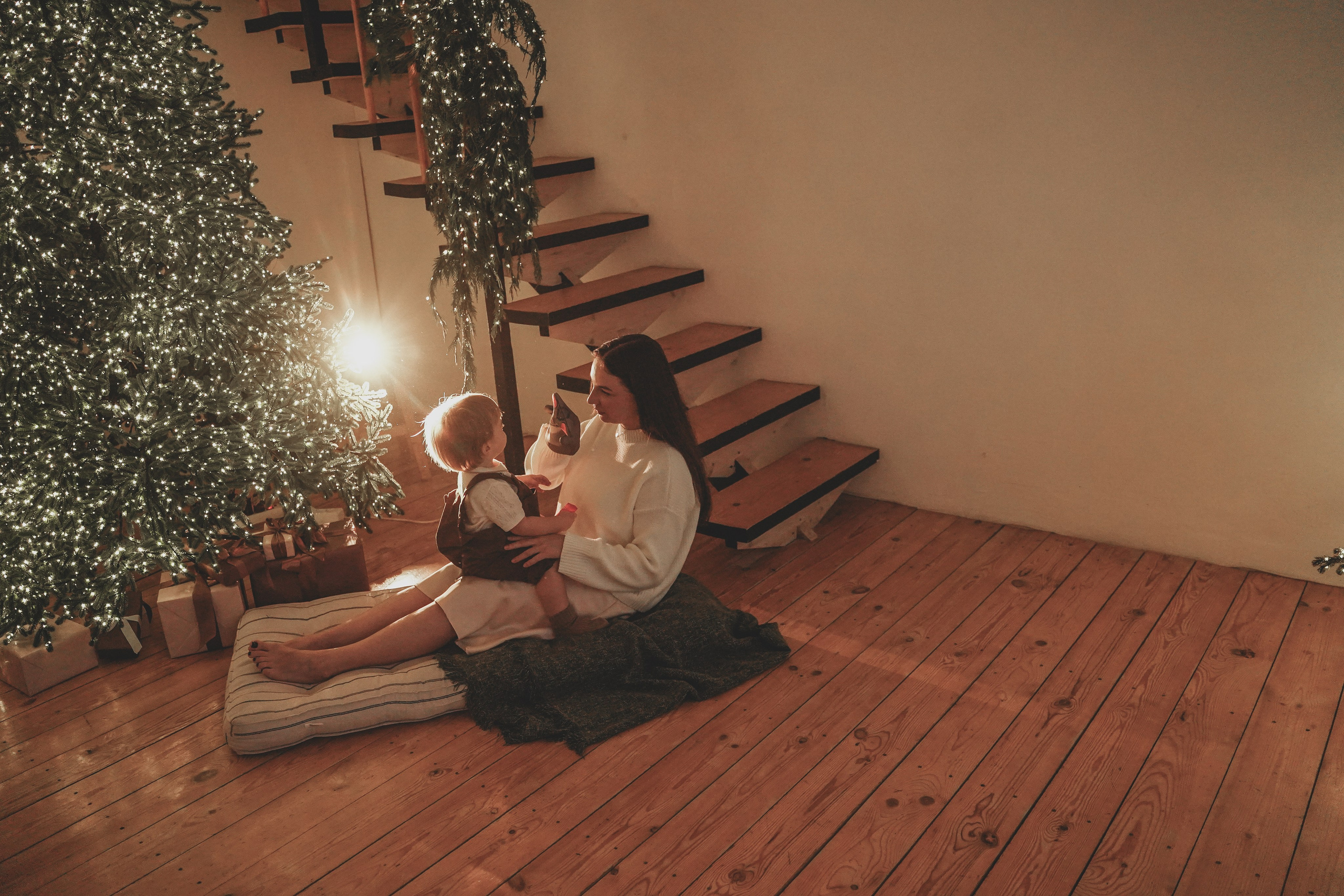 Новогодняя ночная фотосессия. Семейный и женский фотограф в Краснодаре Анастасия Приймак