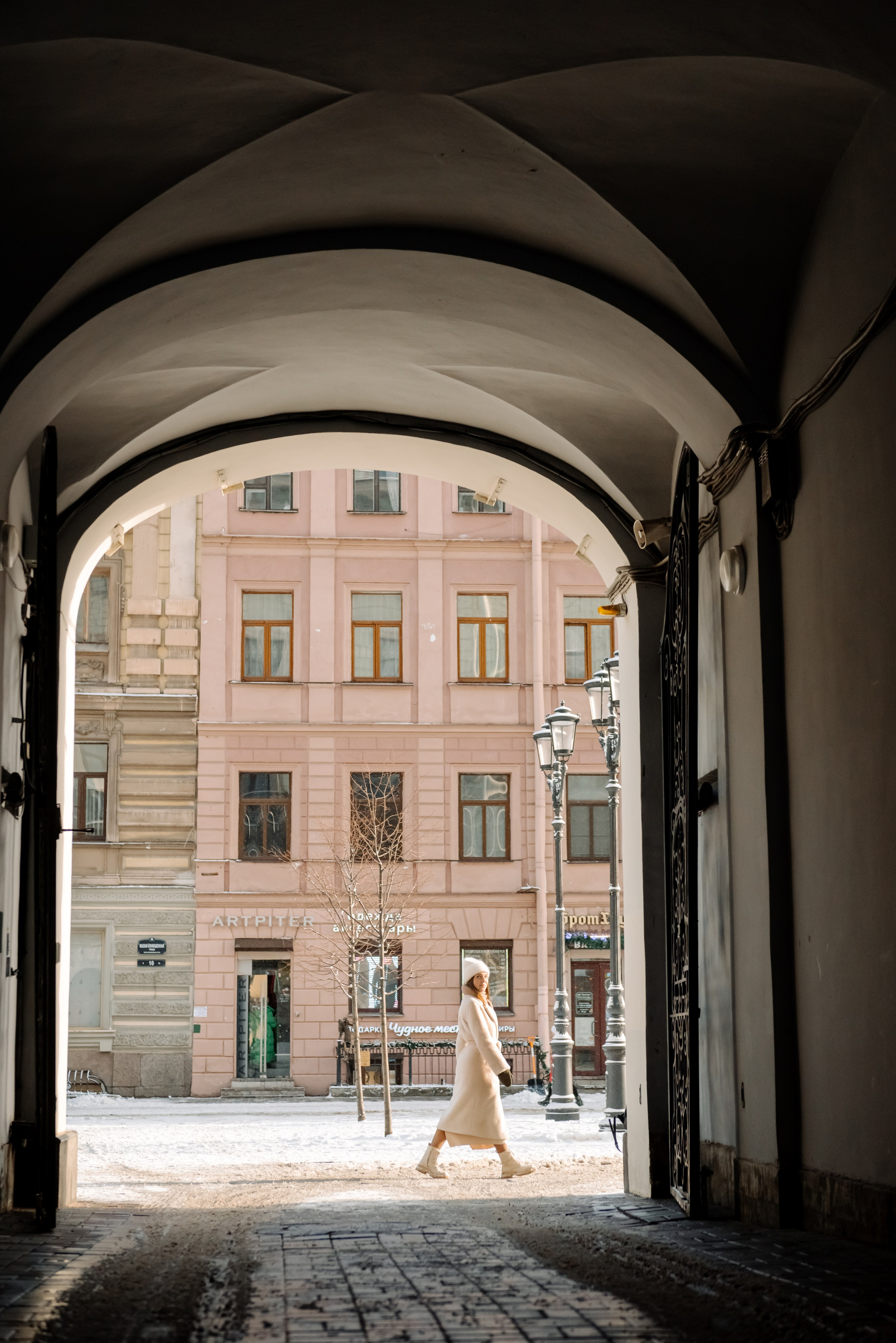 Прогулка по зимнему городу. Свадебный и сеейный фотограф в Санкт-Петербурге Елена Худякова