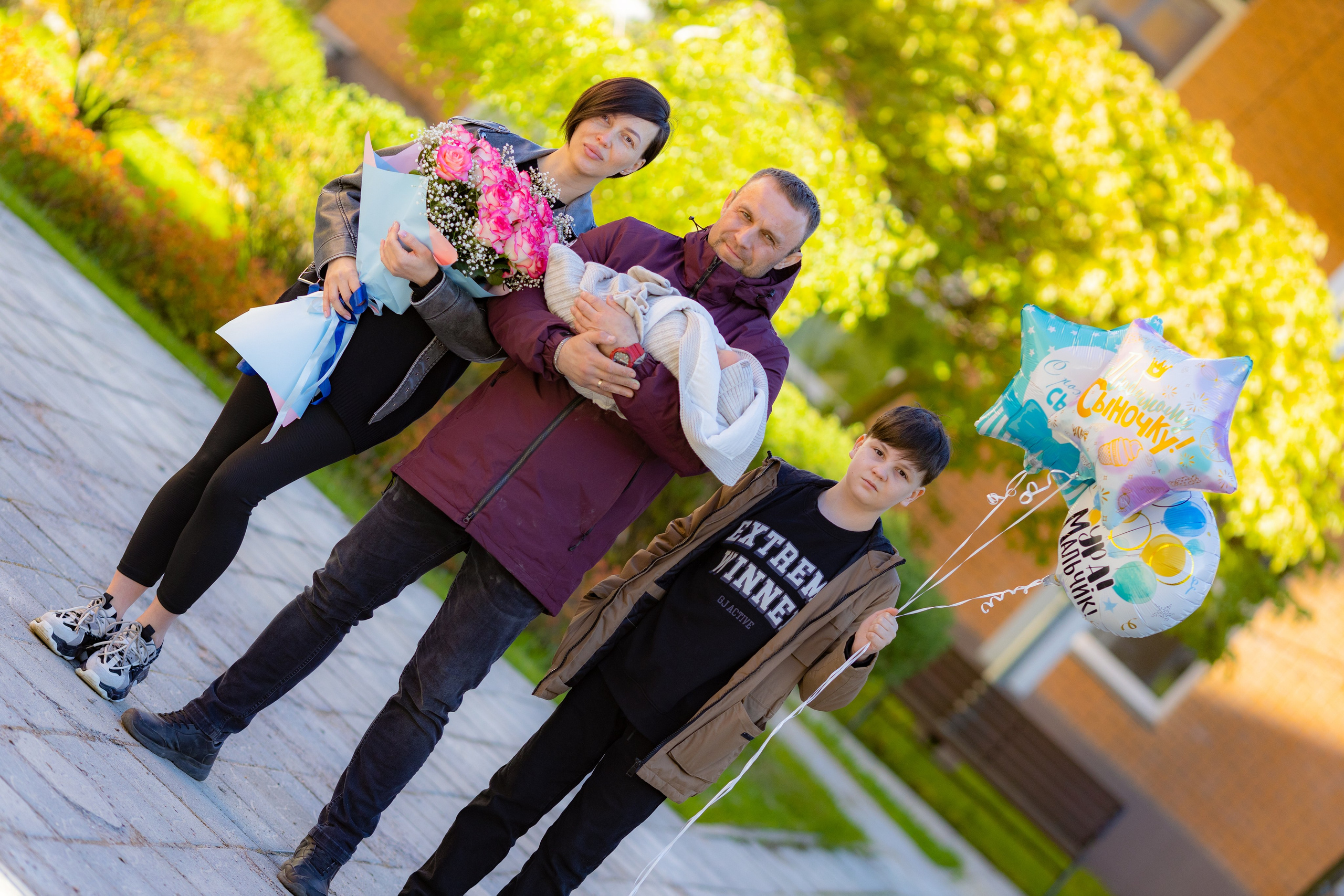 Выписка Даниила. Детский и семейный фотограф Евгения Вахнеева Москва Зеленоград