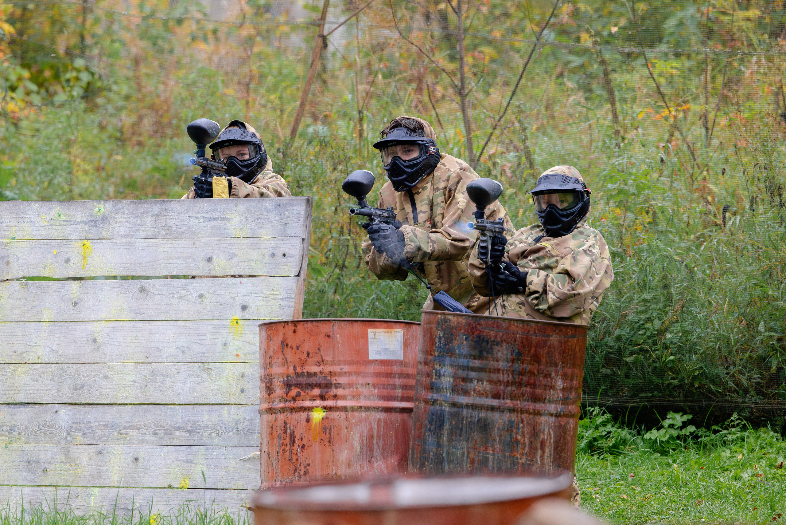 День рождения в пейнтбольном клубе Зарница. Фотограф и режиссер Московко Екатерина