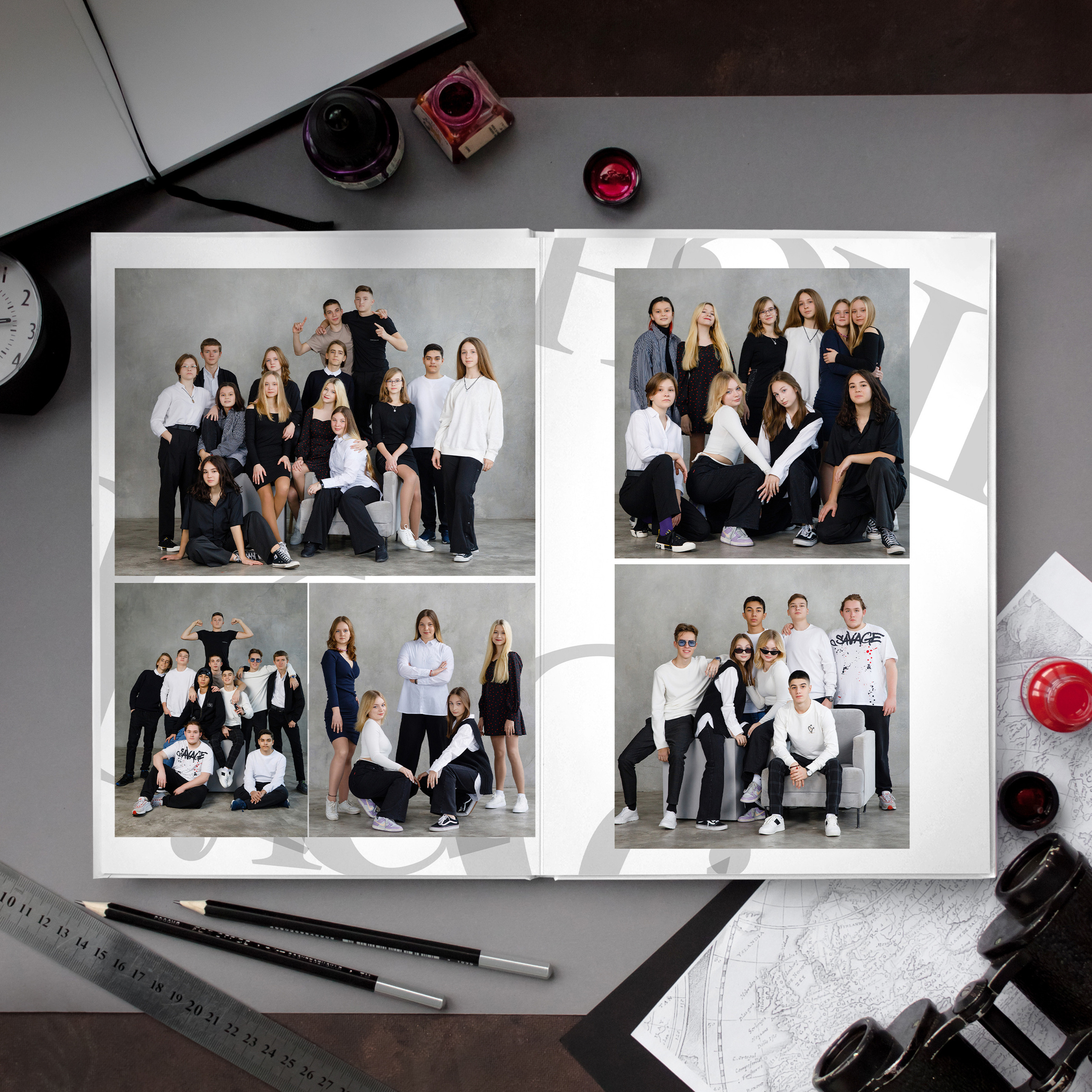 BLACK. Выпускные альбомы в Москве FOTOVMESTE