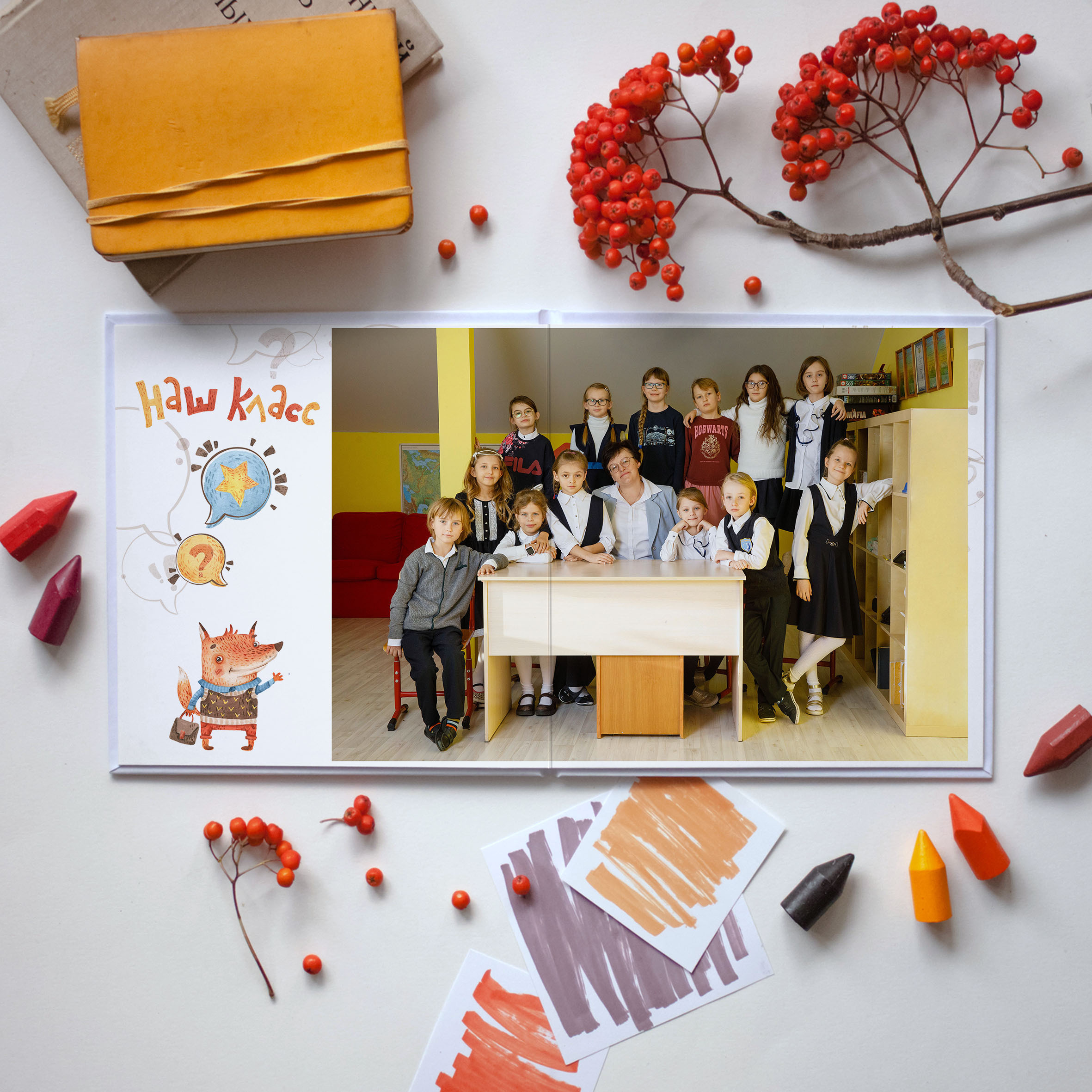 Буквы и цифры. Выпускные альбомы в Москве FOTOVMESTE