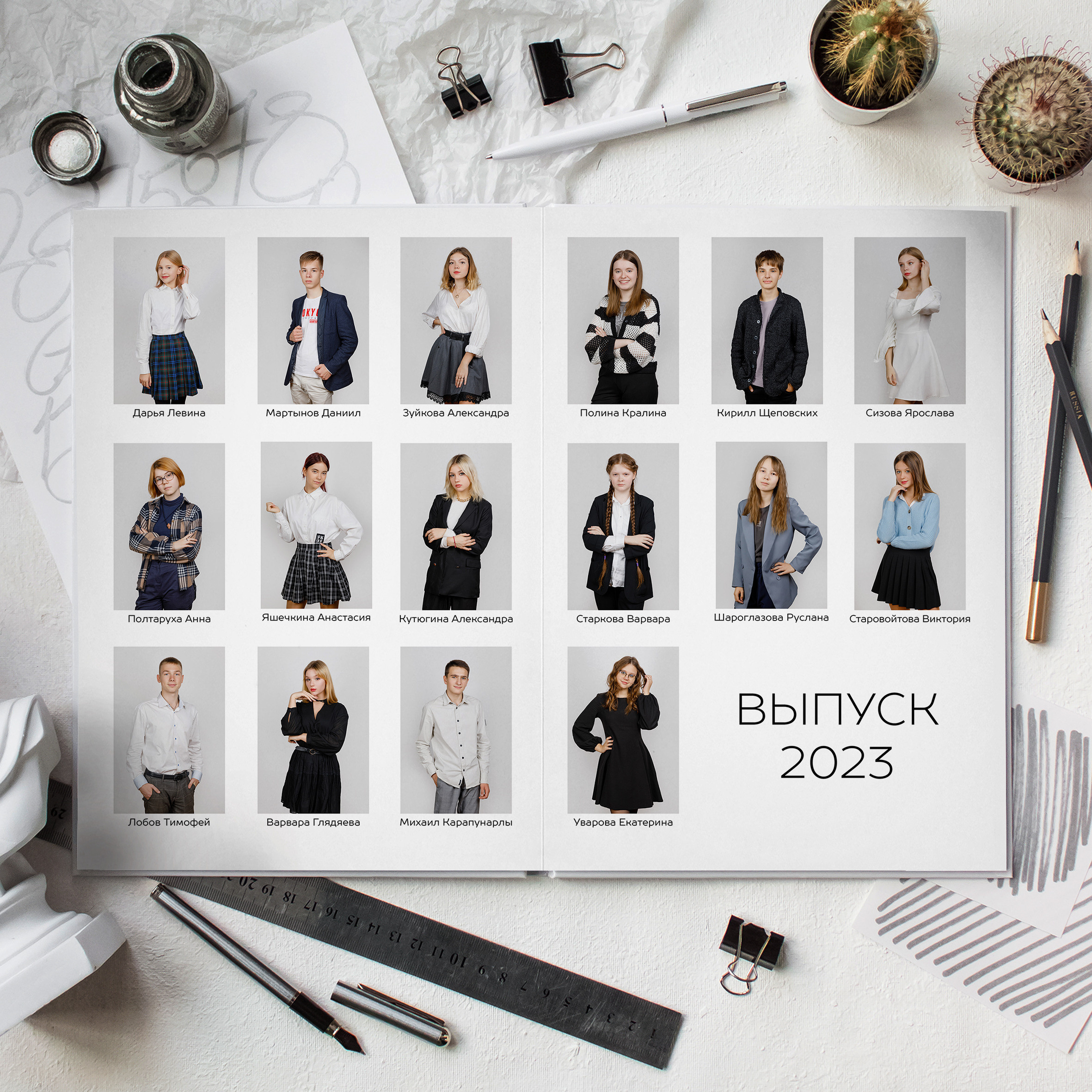 Минимализм. Выпускные альбомы в Москве FOTOVMESTE