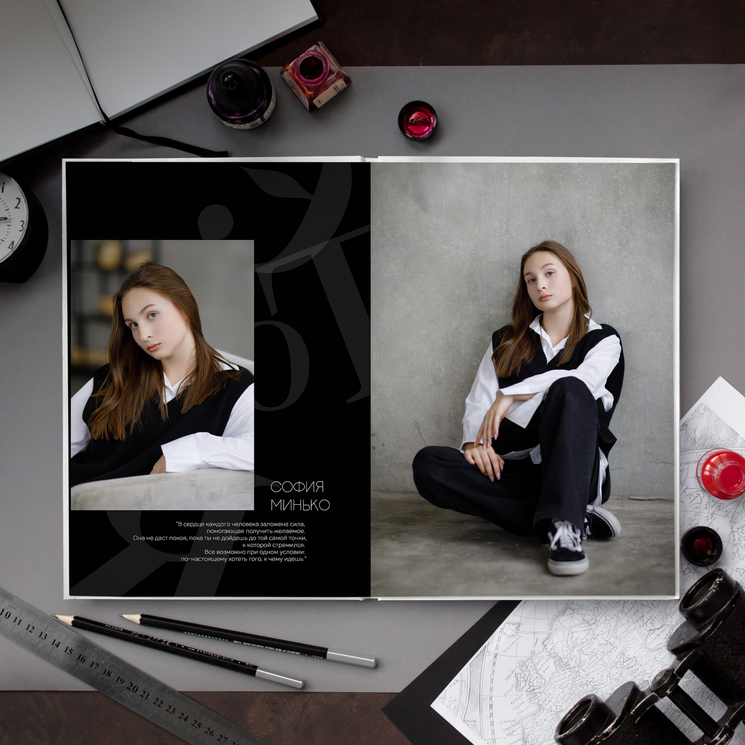 BLACK. Выпускные альбомы в Москве FOTOVMESTE